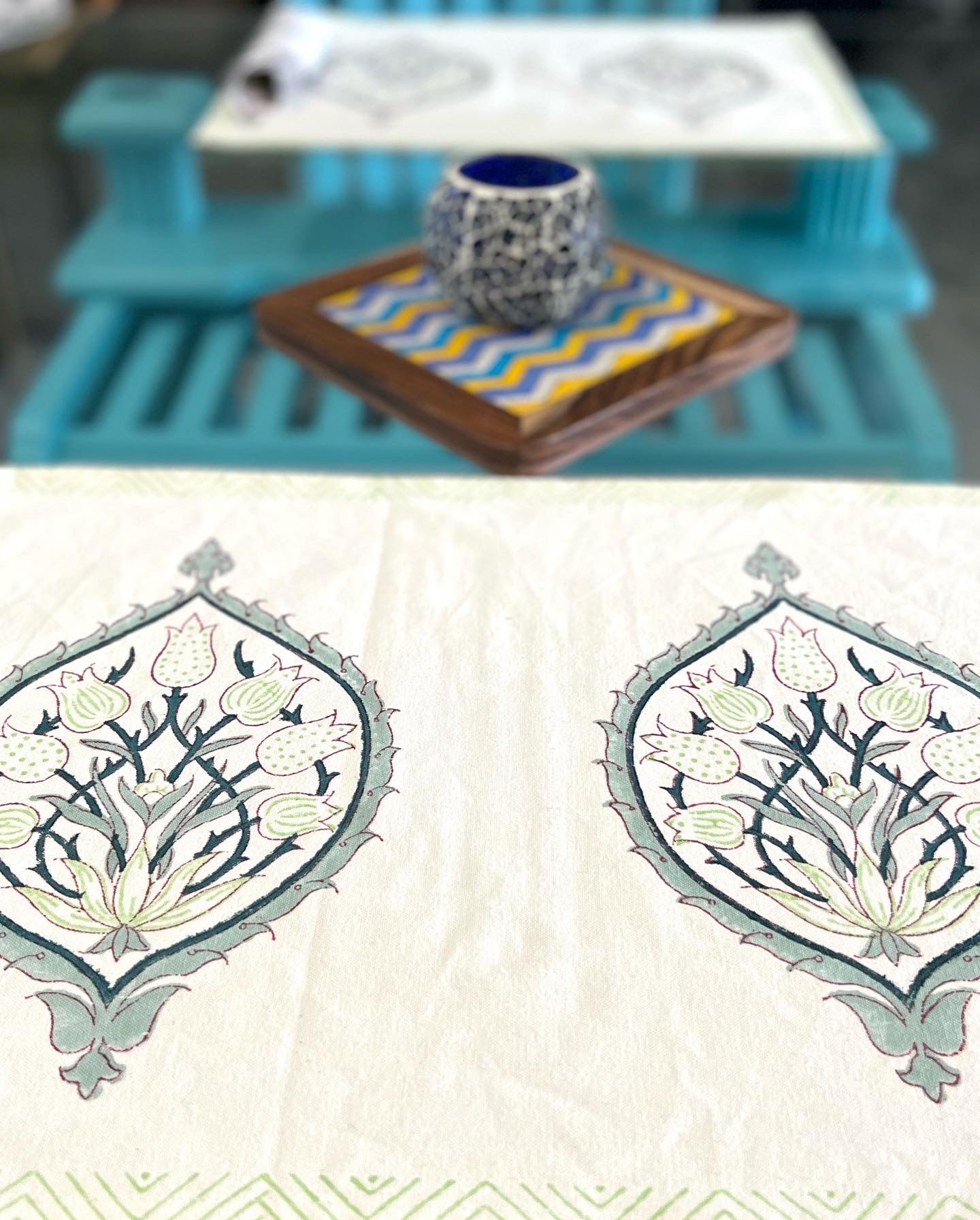 Table Runner | Mat & Napkins | 6 Seater