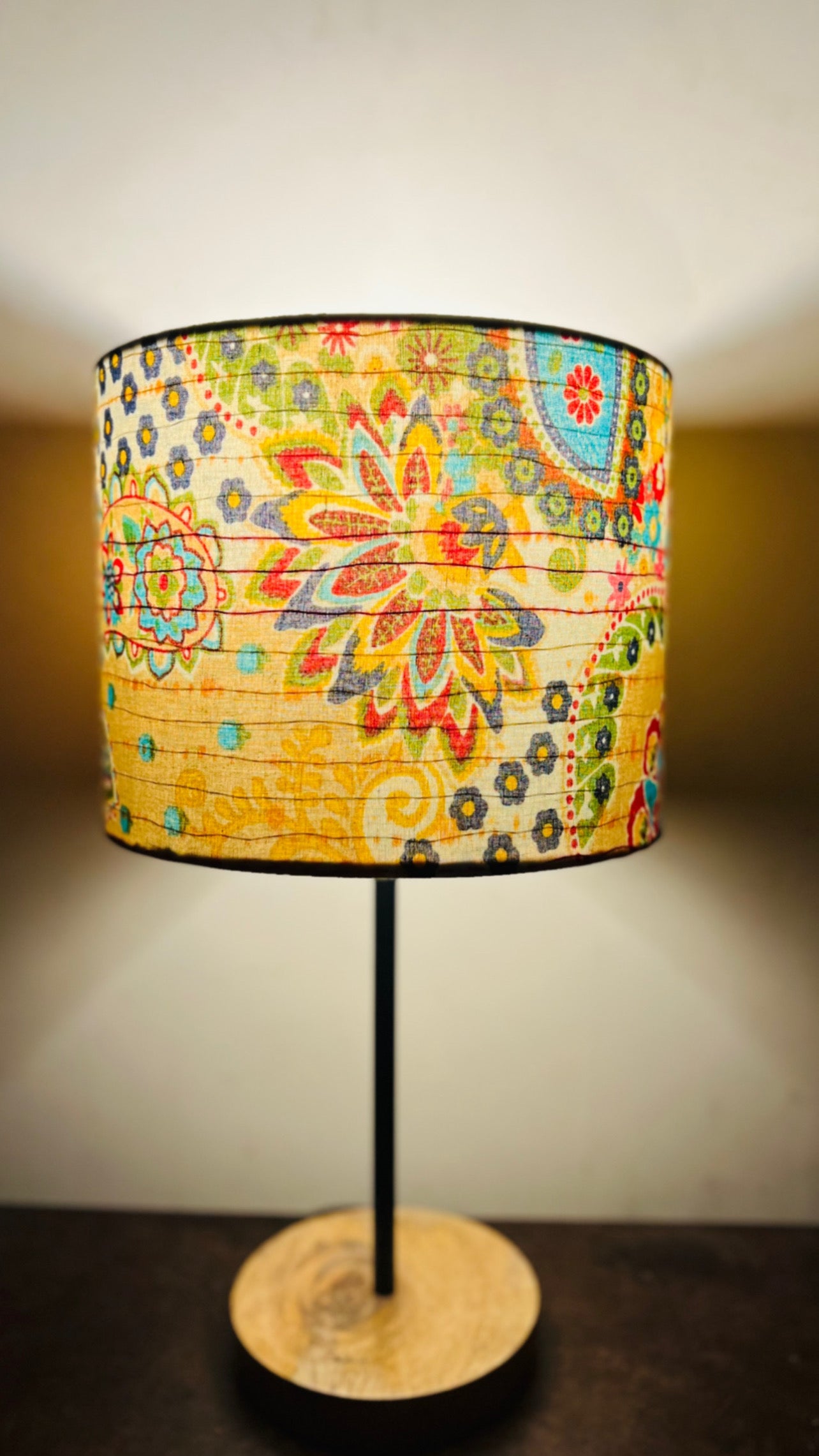 Lamp - Kantha | Dark Yellow