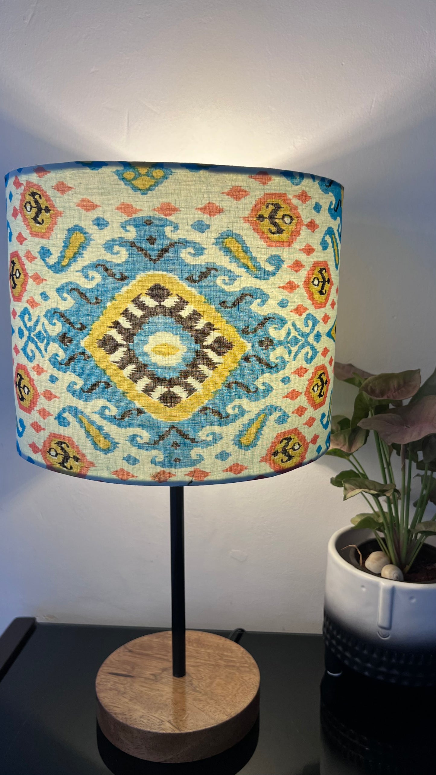 Lamp - Ikkat | Blue