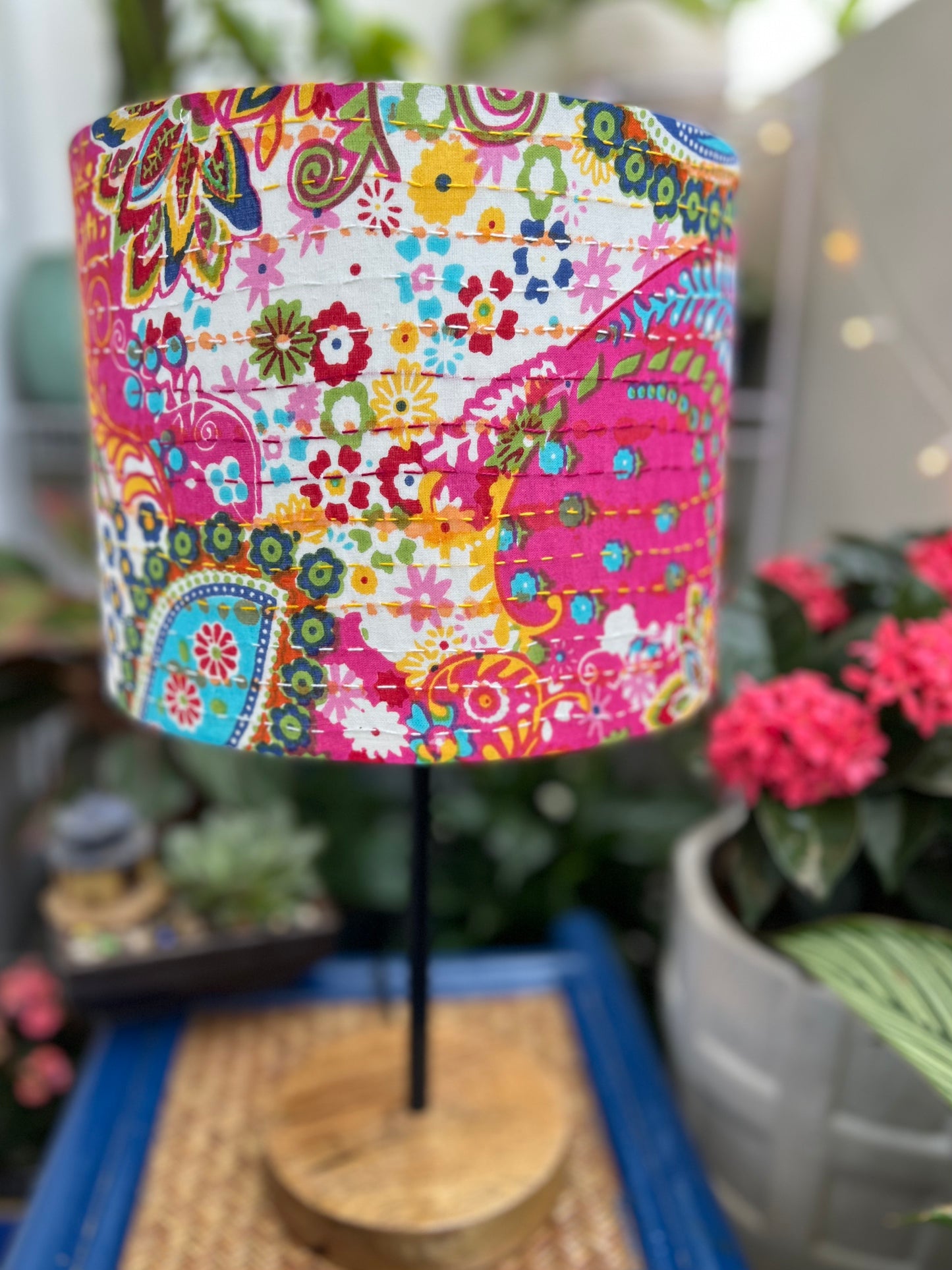 Lamp - Kantha | Pink
