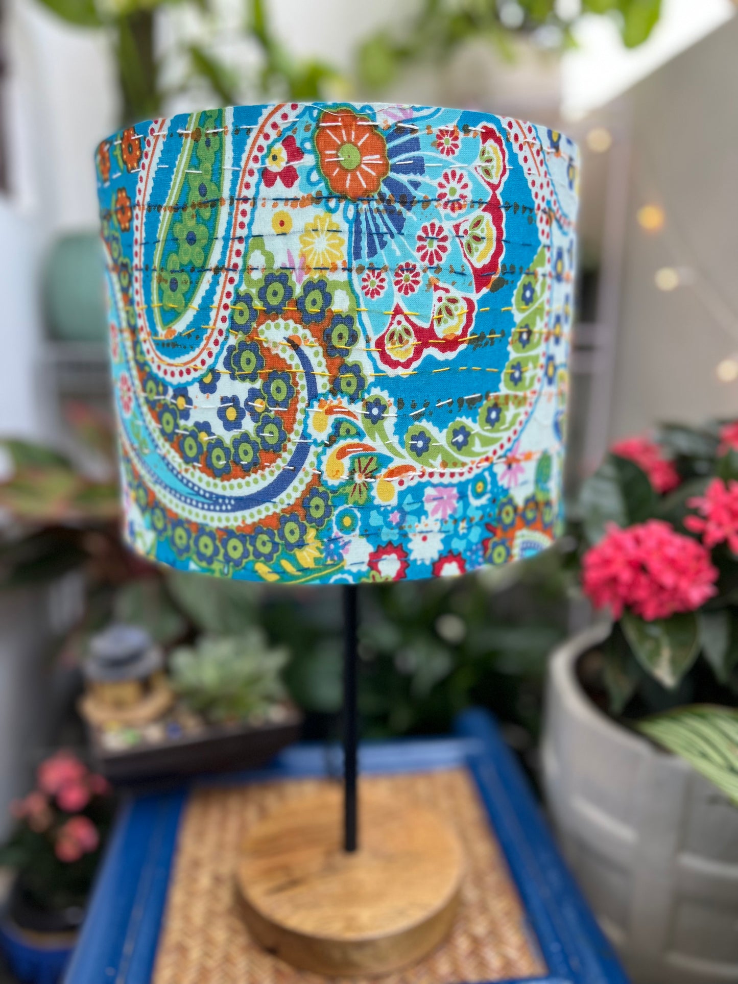 Lamp - Kantha | Blue