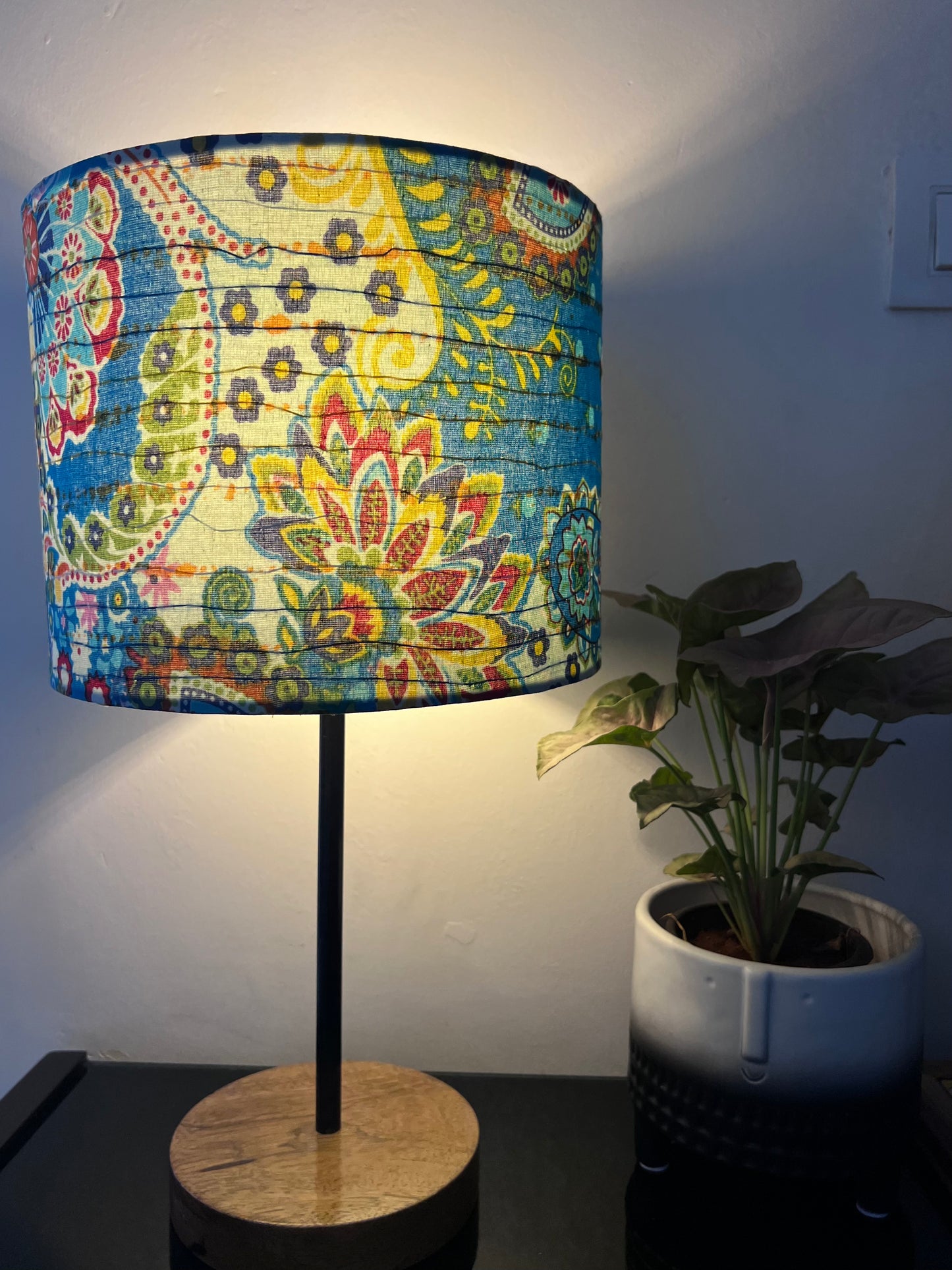Lamp - Kantha | Blue