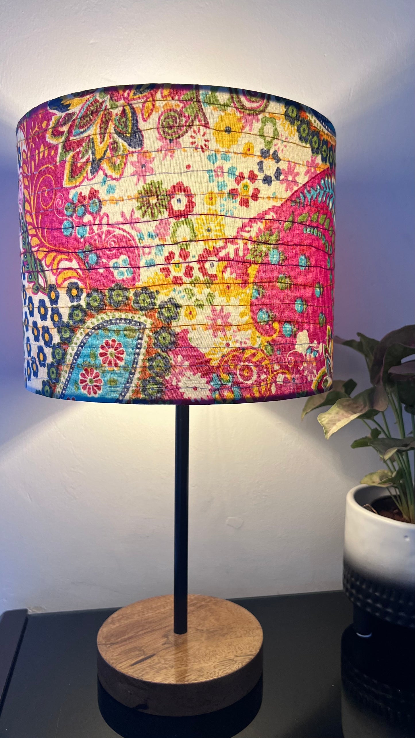 Lamp - Kantha | Pink