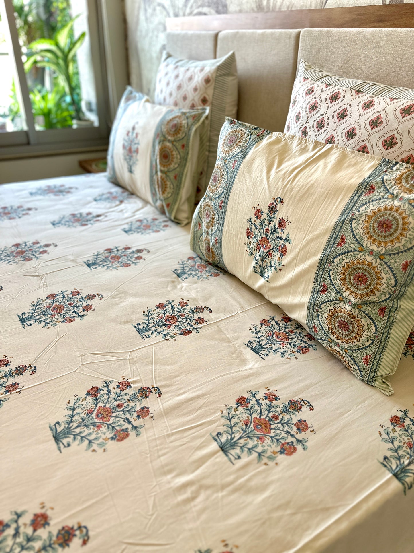 Moroccan Mosaic | Hand Block Bedsheet