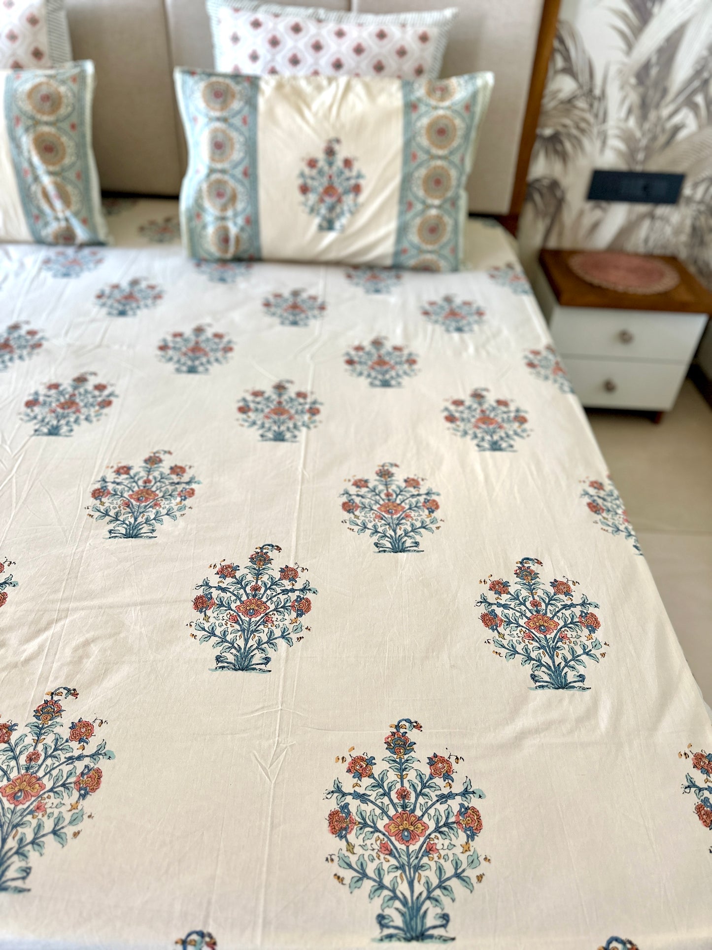 Moroccan Mosaic | Hand Block Bedsheet