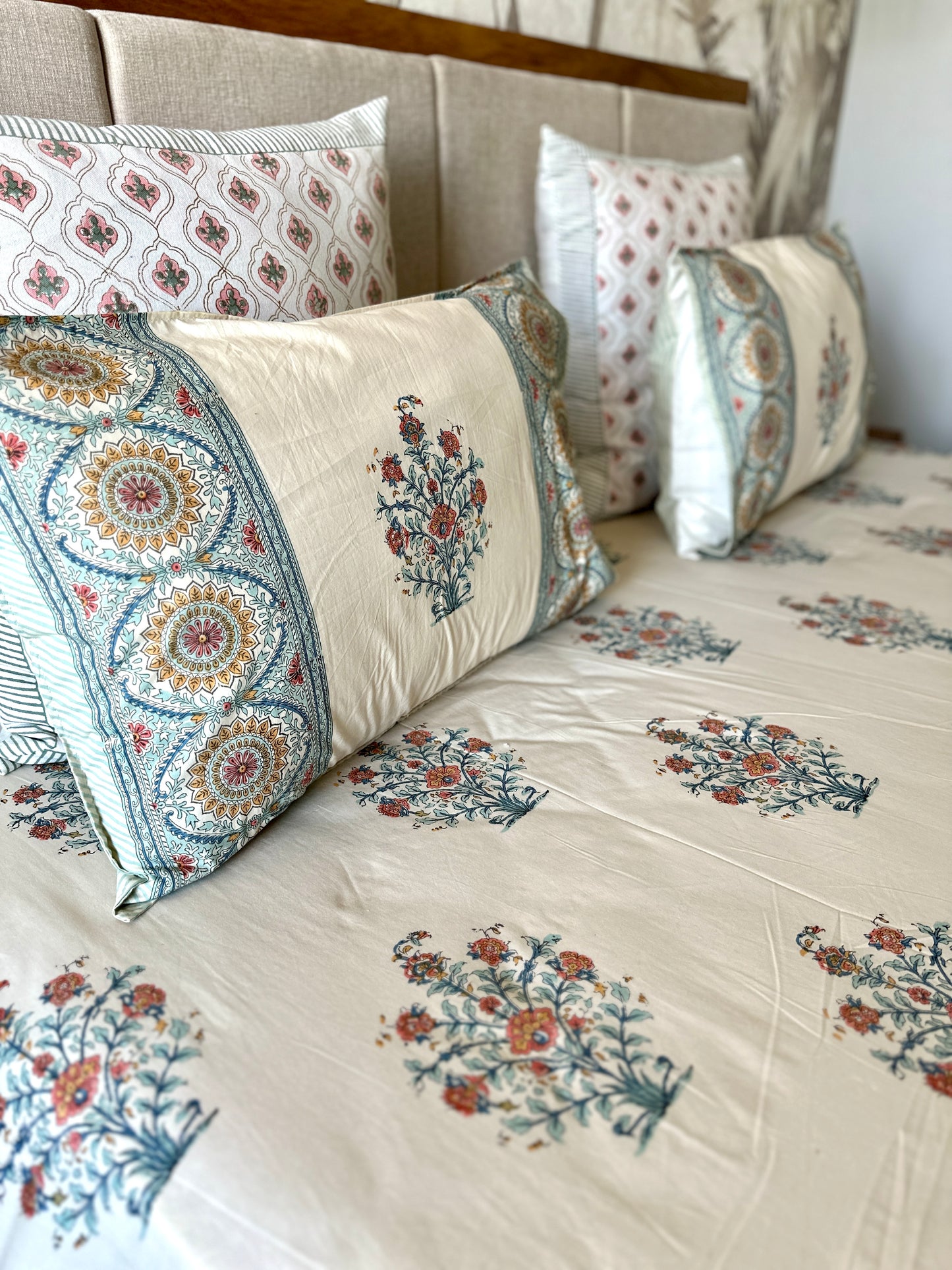 Moroccan Mosaic | Hand Block Bedsheet