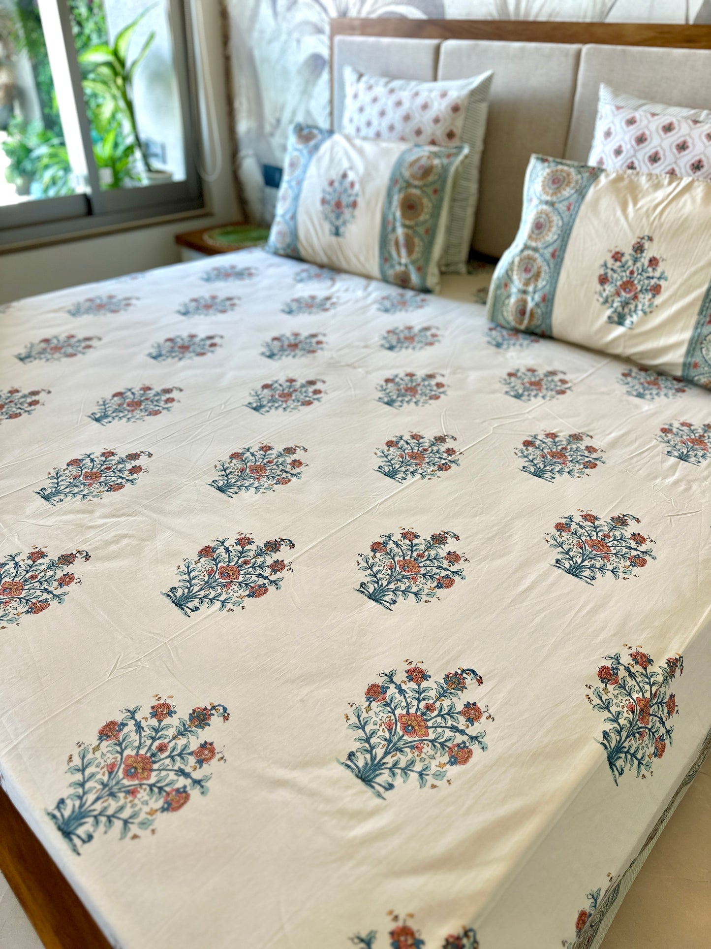Moroccan Mosaic | Hand Block Bedsheet