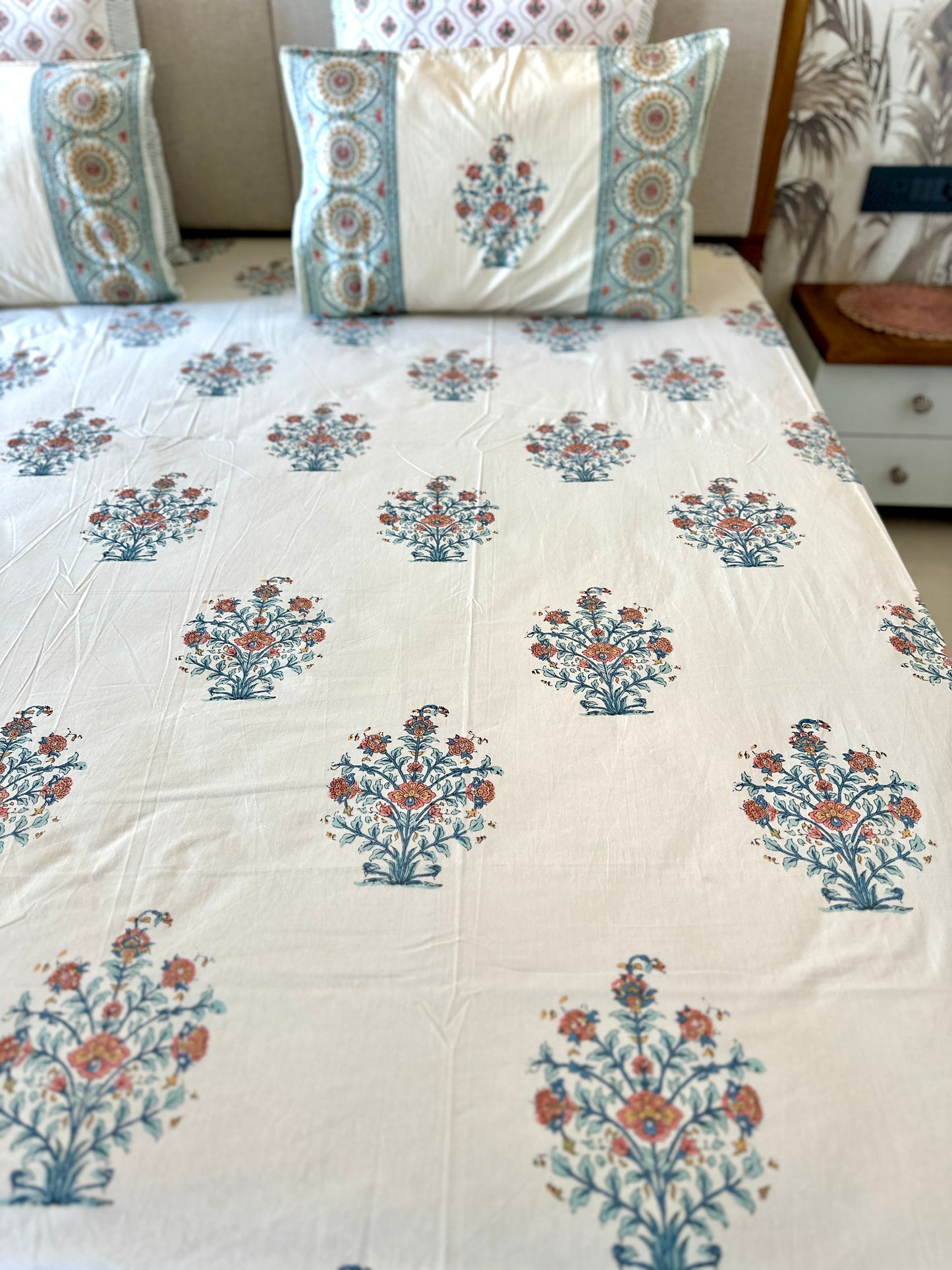 Moroccan Mosaic | Hand Block Bedsheet