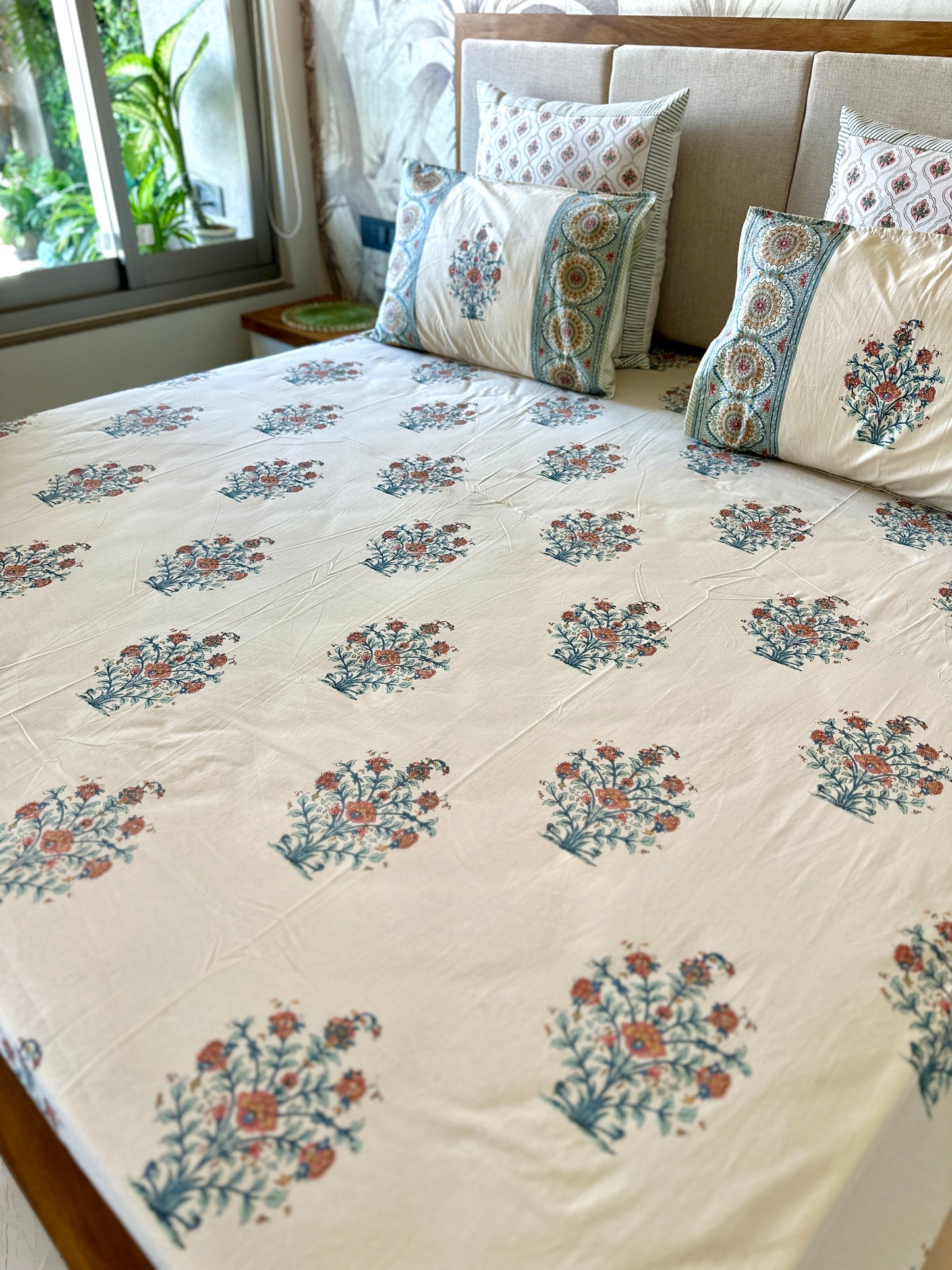 Moroccan Mosaic | Hand Block Bedsheet