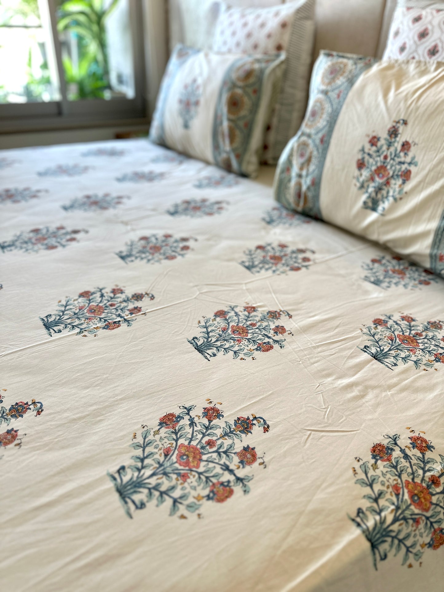 Moroccan Mosaic | Hand Block Bedsheet