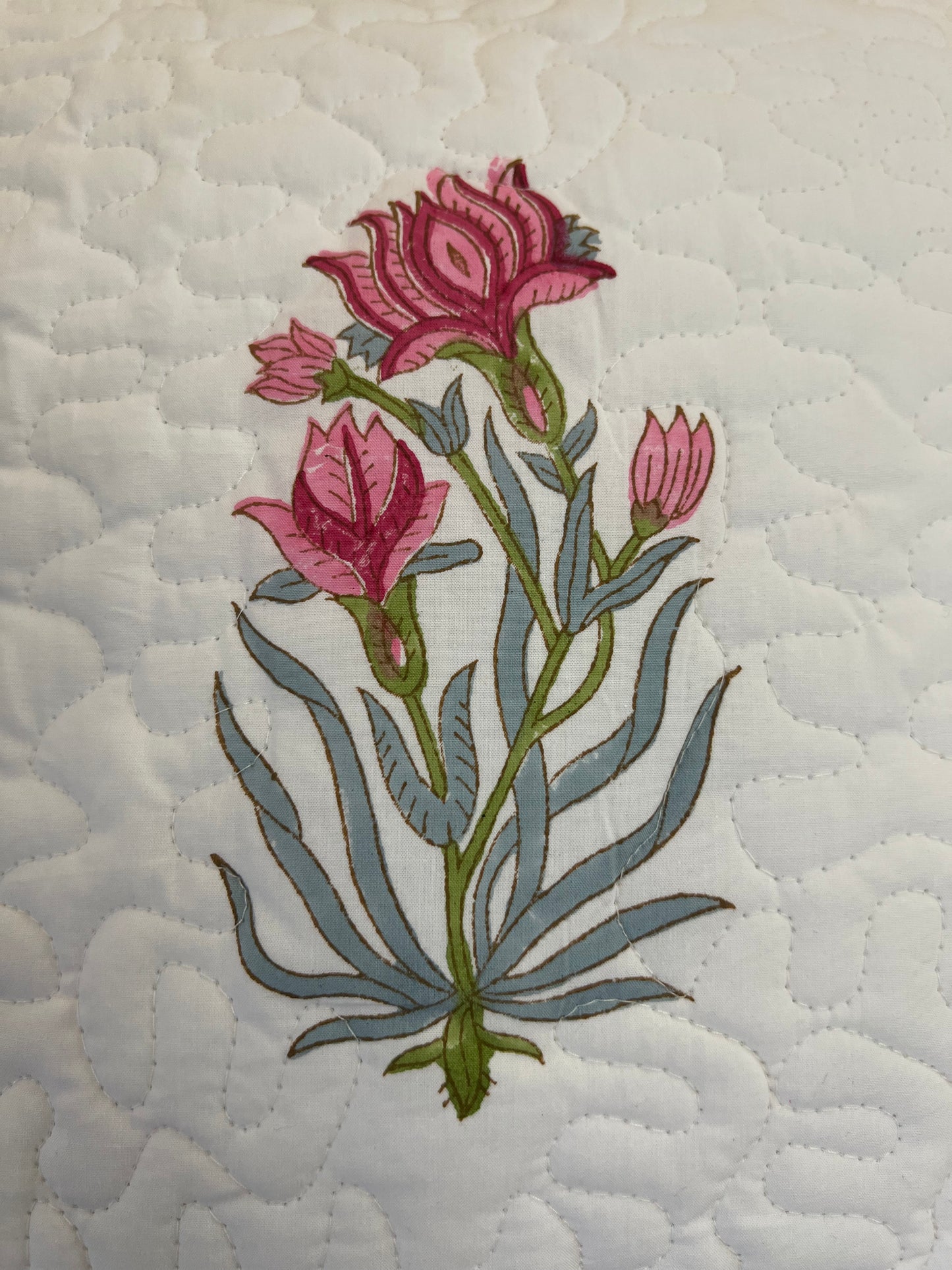 Quilted Cushion Cover | 16*16 Inches | Mosaic