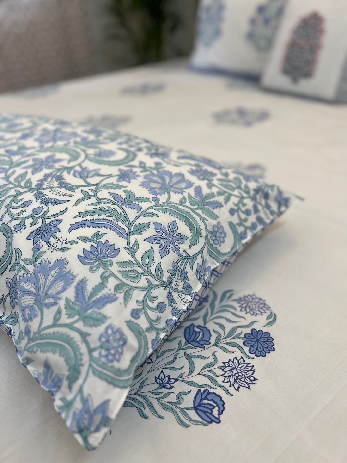 Neil | Hand Block Bedsheet