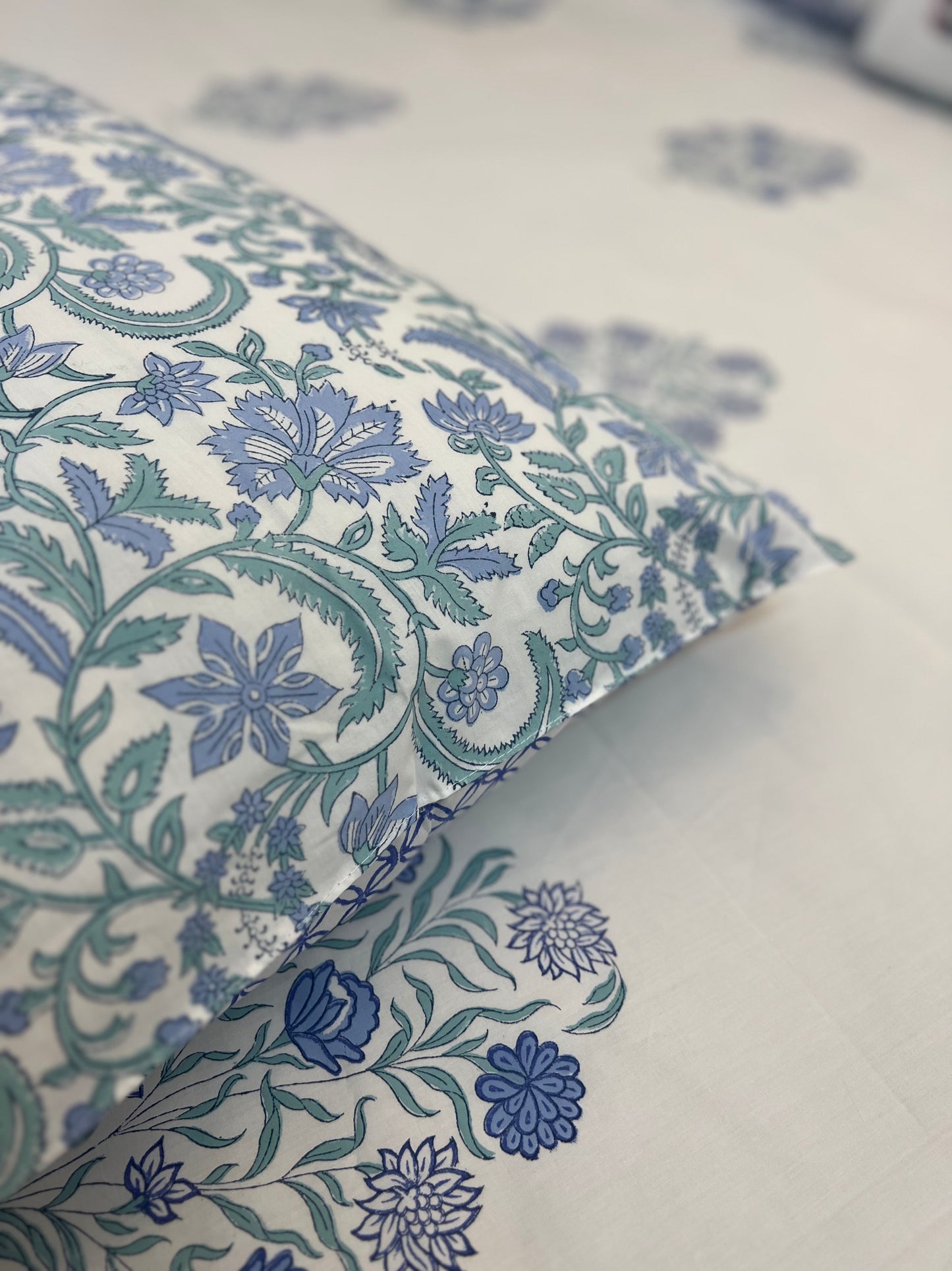 Neil | Hand Block Bedsheet