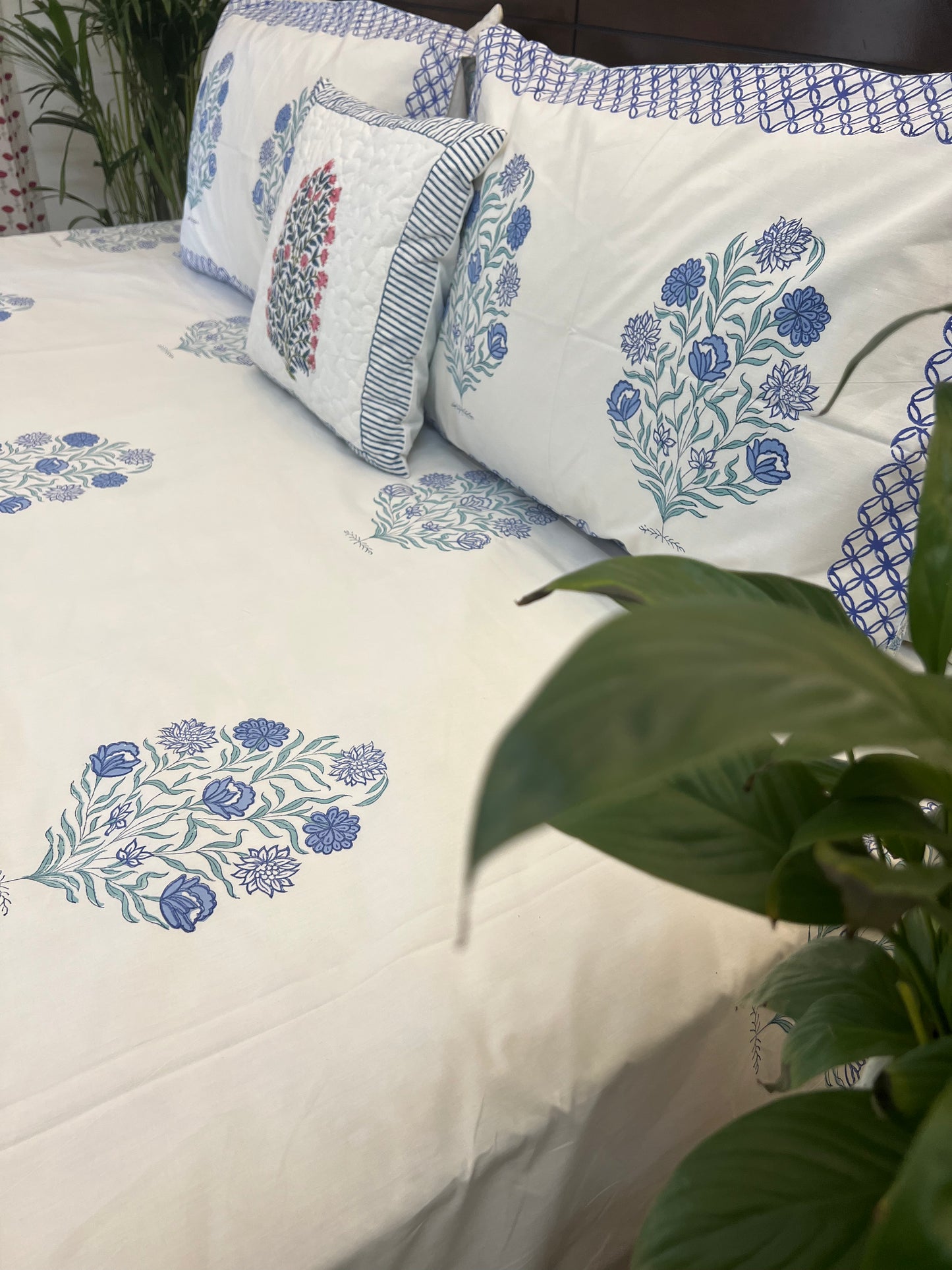 Neil | Hand Block Bedsheet