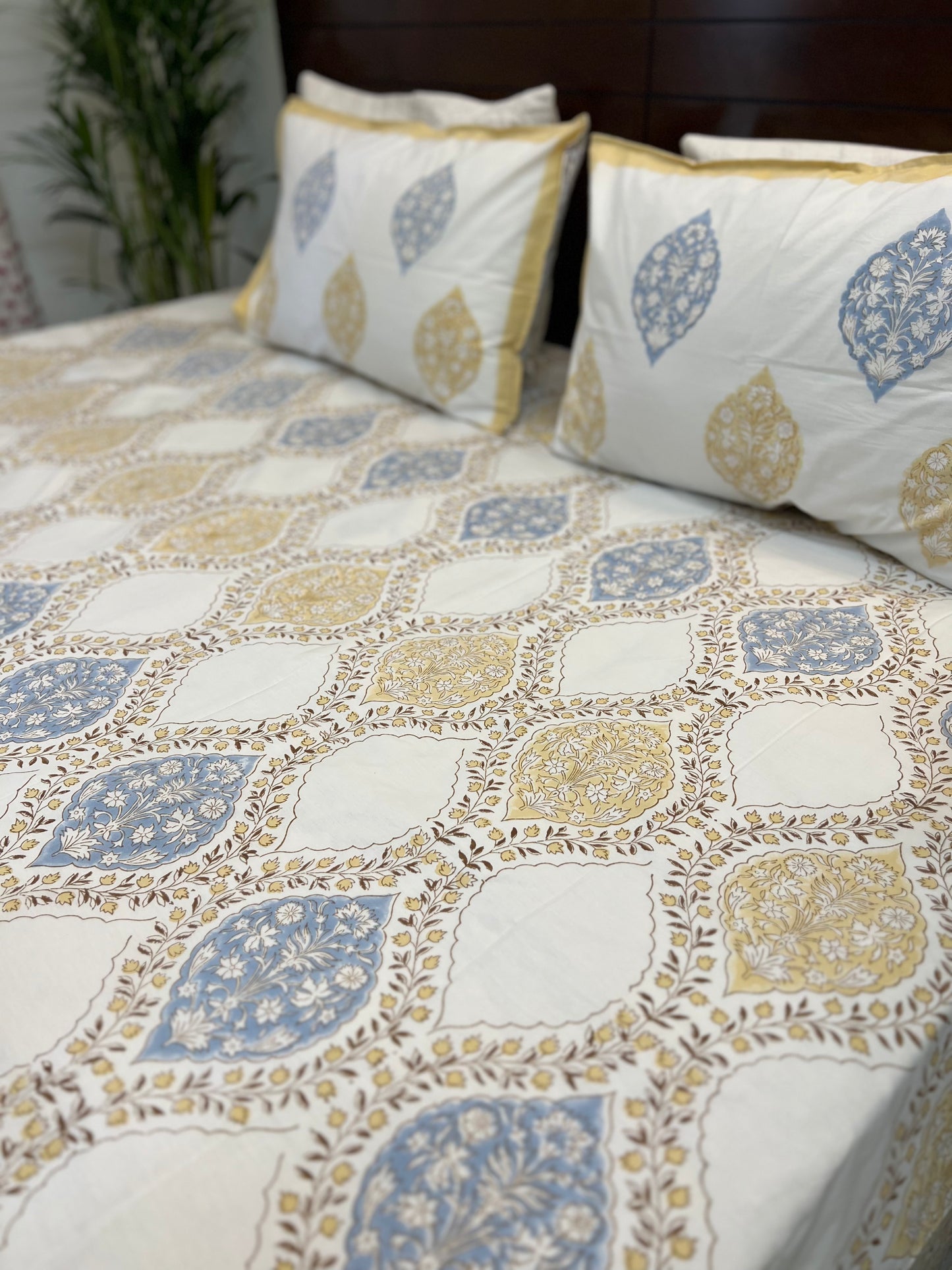 Ruhani | Hand Block Bedsheet