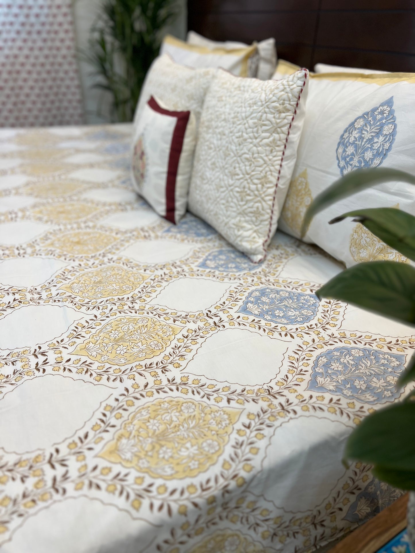 Ruhani | Hand Block Bedsheet