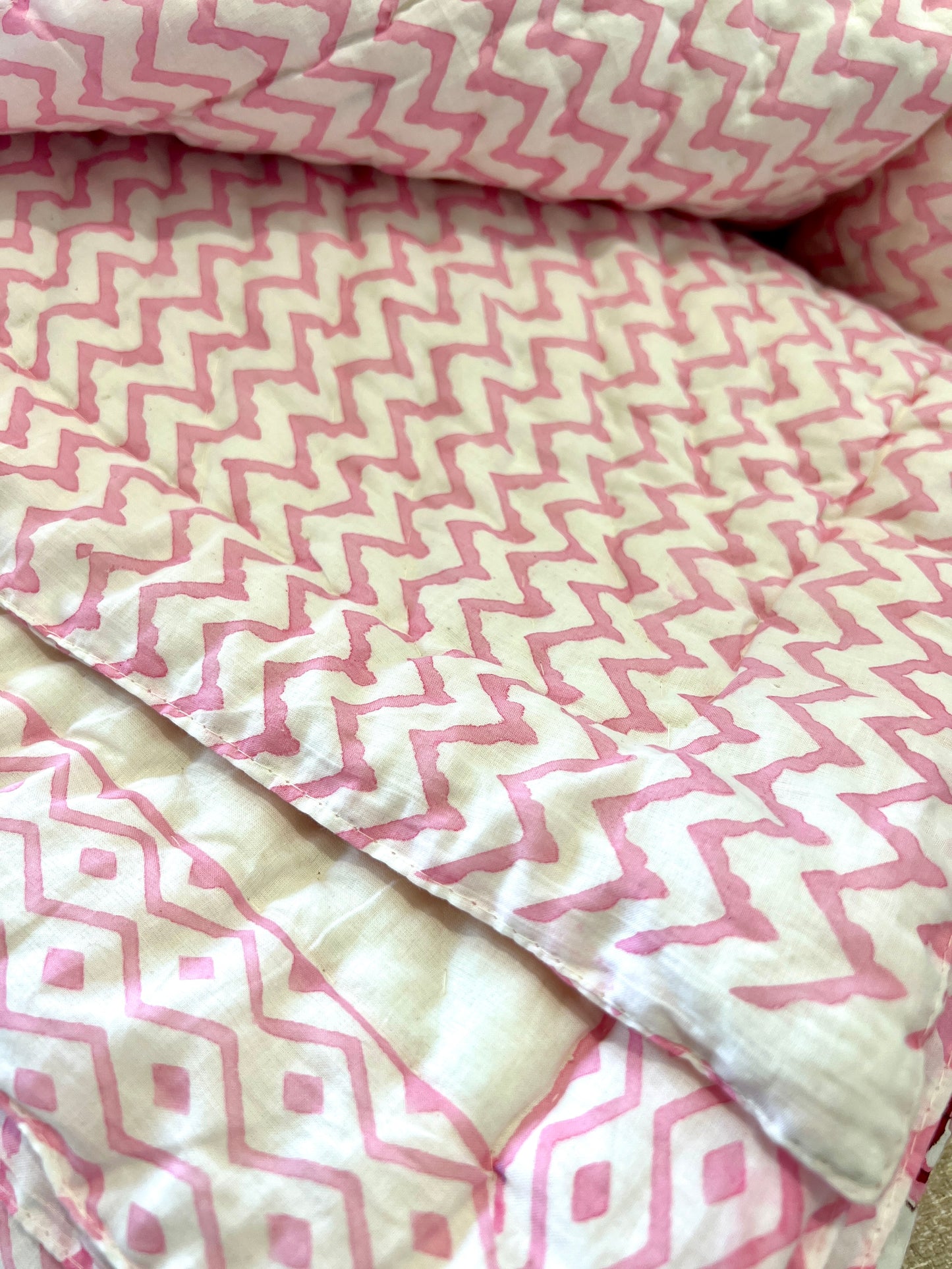 Reversible Hand Block Quilts | Kids | 60*90 Inches | Unicorn