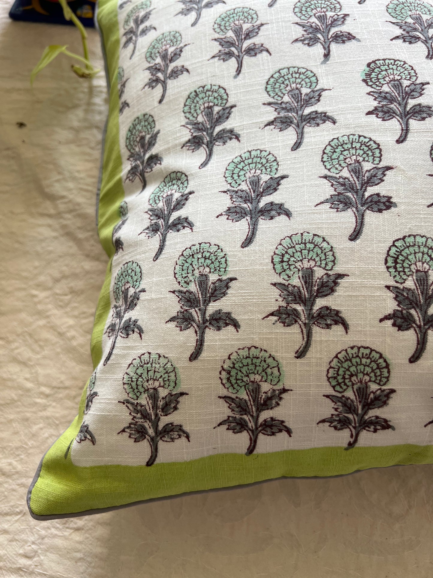 Pair | Cotton Cushion Cover | 16*16 Inches | Handcrafted Hues