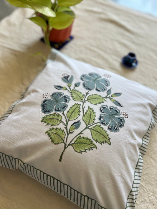 Cotton Cushion Cover | 16*16 Inches | Plush Patch