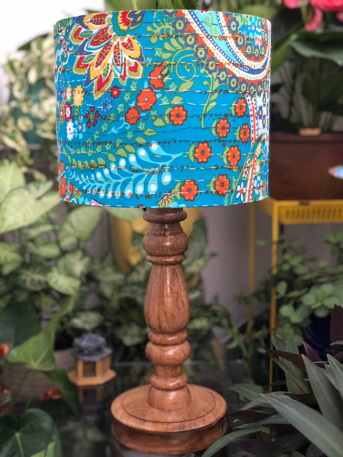 Lamp - Kantha | Blue