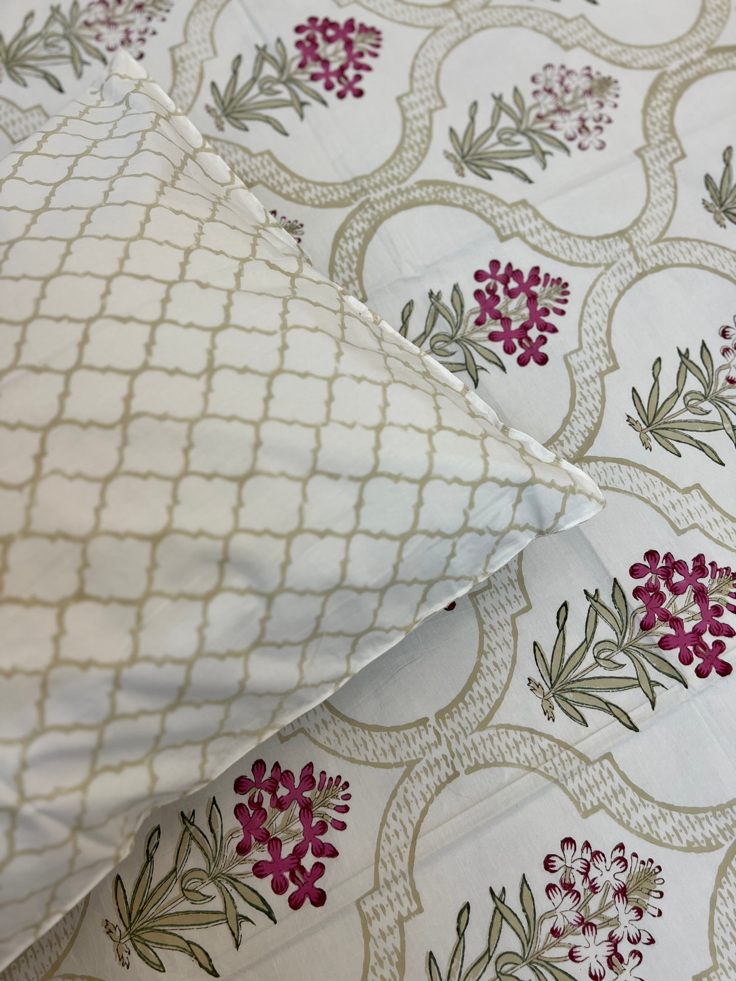 Mehrab | Hand Block Bedsheet