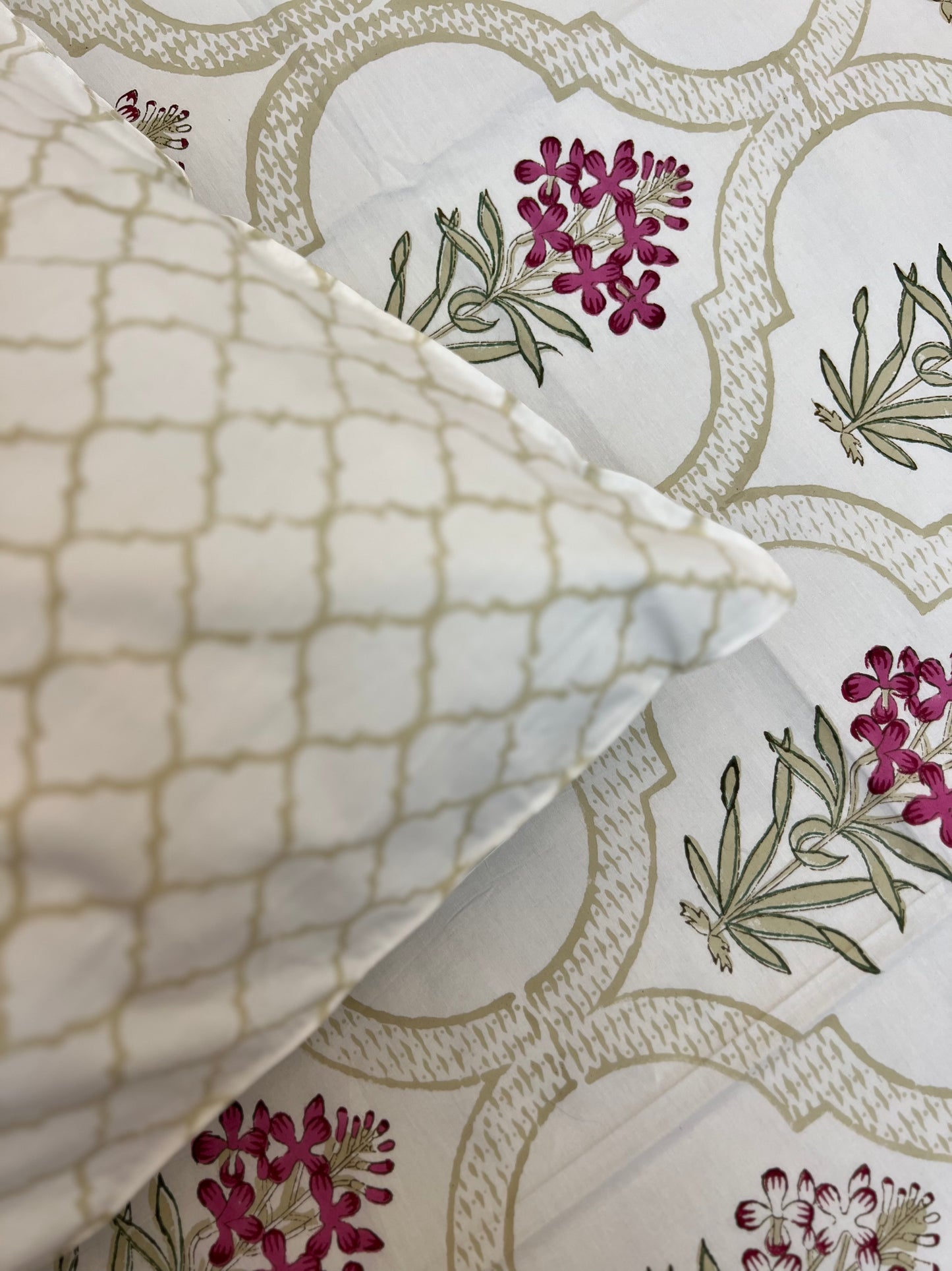 Mehrab | Hand Block Bedsheet