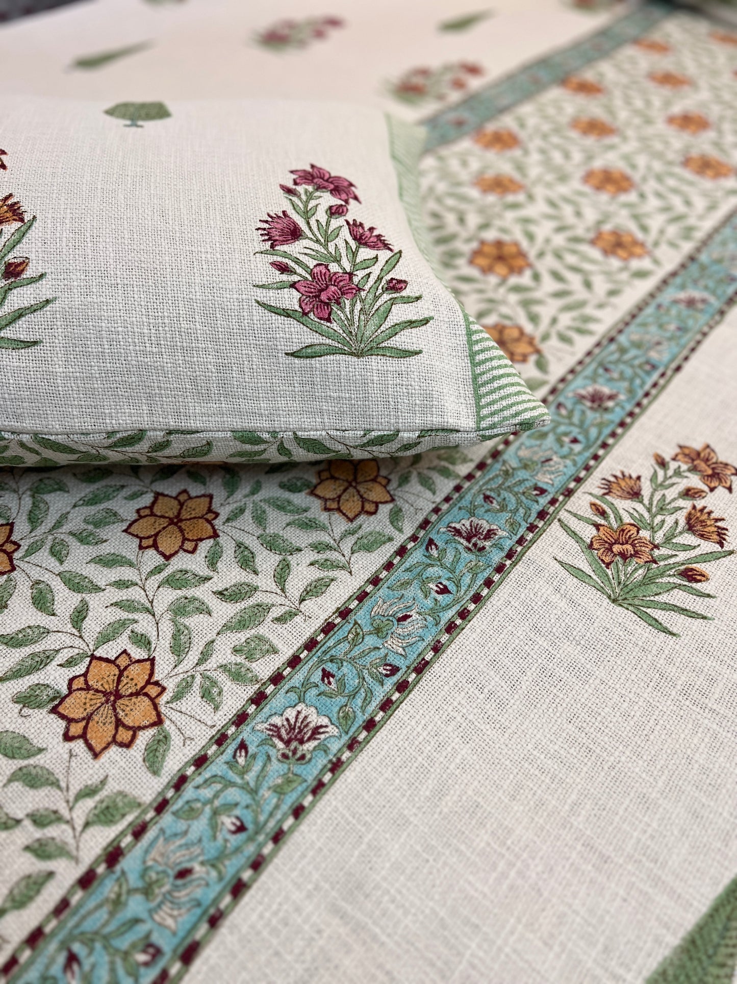 TNT Bedcover | King Size | Hand Block | Nazaha