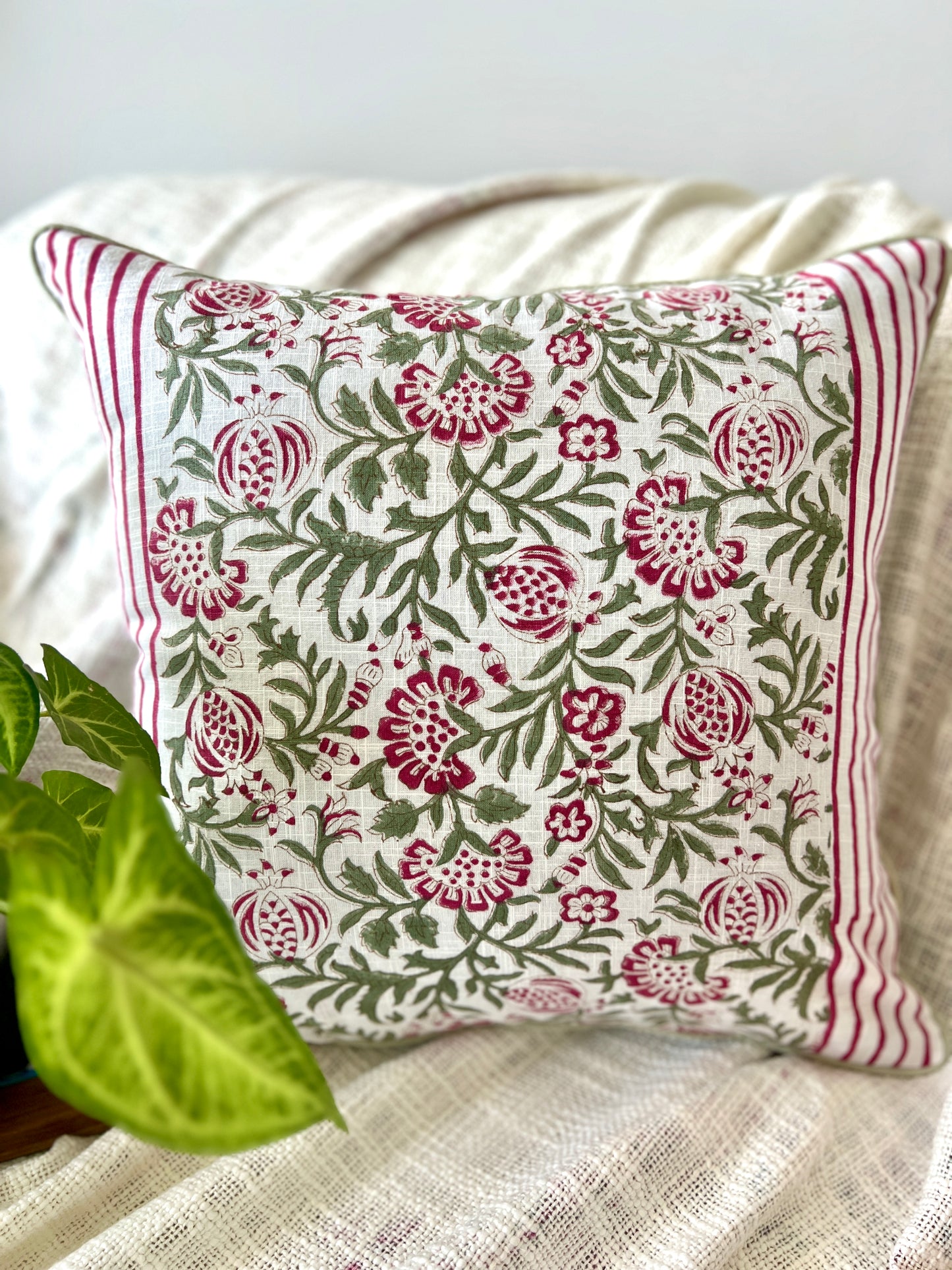 Pair | Slub Cushion Cover | 16*16 Inches | Timeless Textures