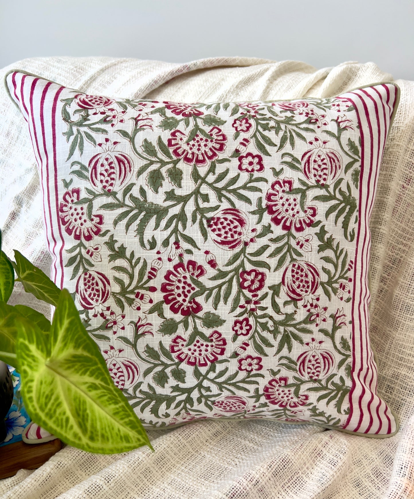 Pair | Slub Cushion Cover | 16*16 Inches | Timeless Textures