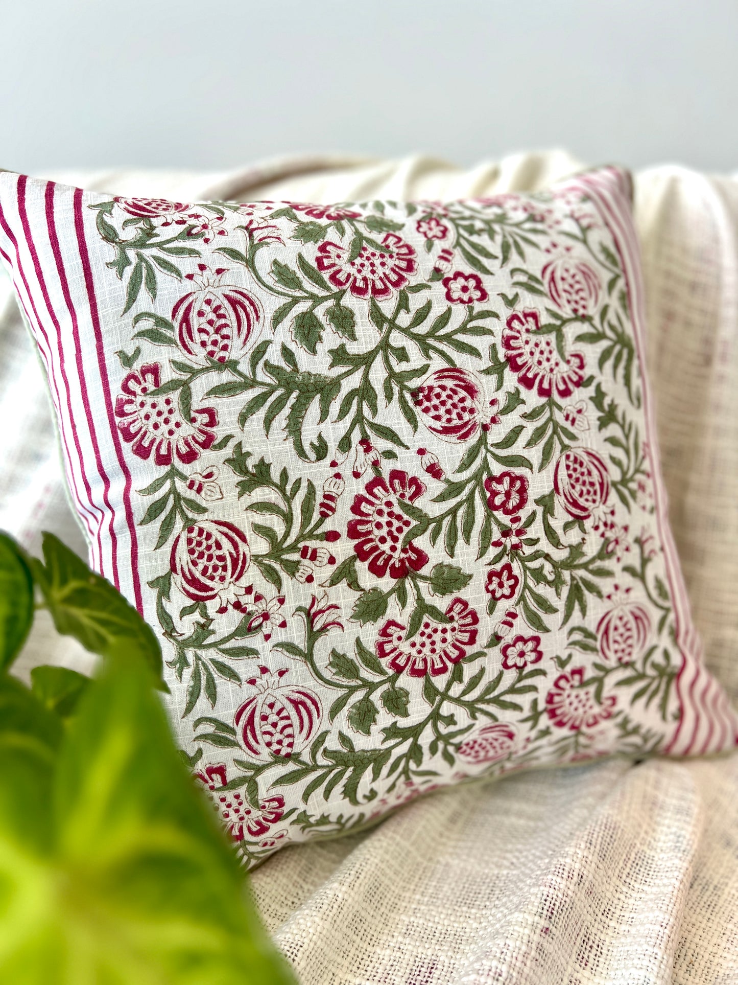 Pair | Slub Cushion Cover | 16*16 Inches | Timeless Textures