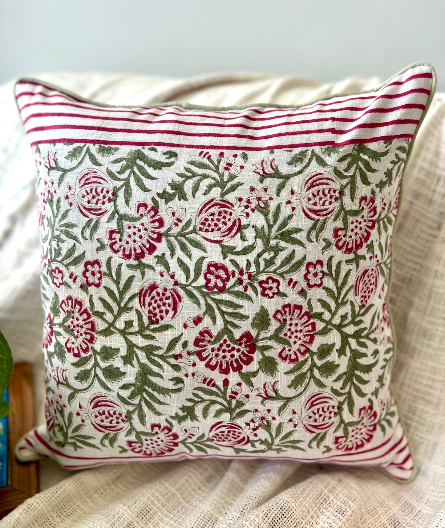 Pair | Slub Cushion Cover | 16*16 Inches | Timeless Textures