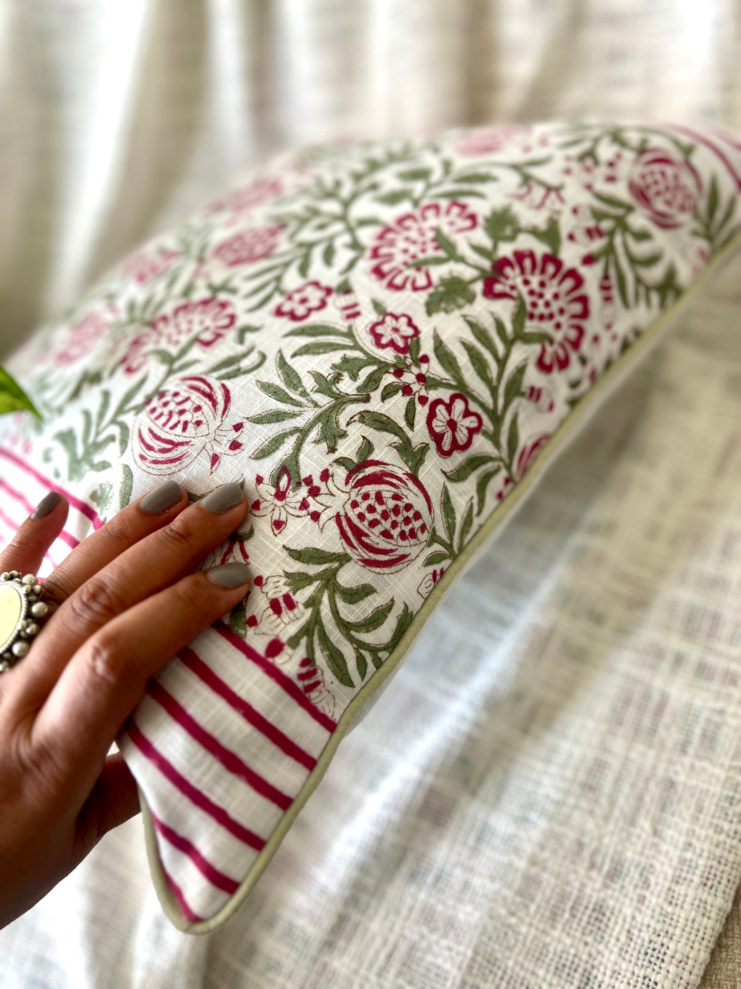 Pair | Slub Cushion Cover | 16*16 Inches | Timeless Textures