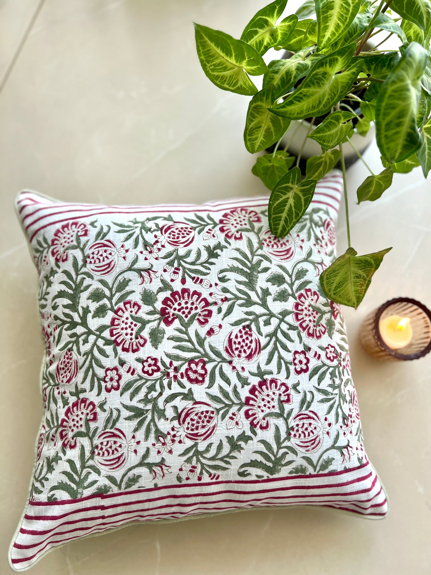 Pair | Slub Cushion Cover | 16*16 Inches | Timeless Textures