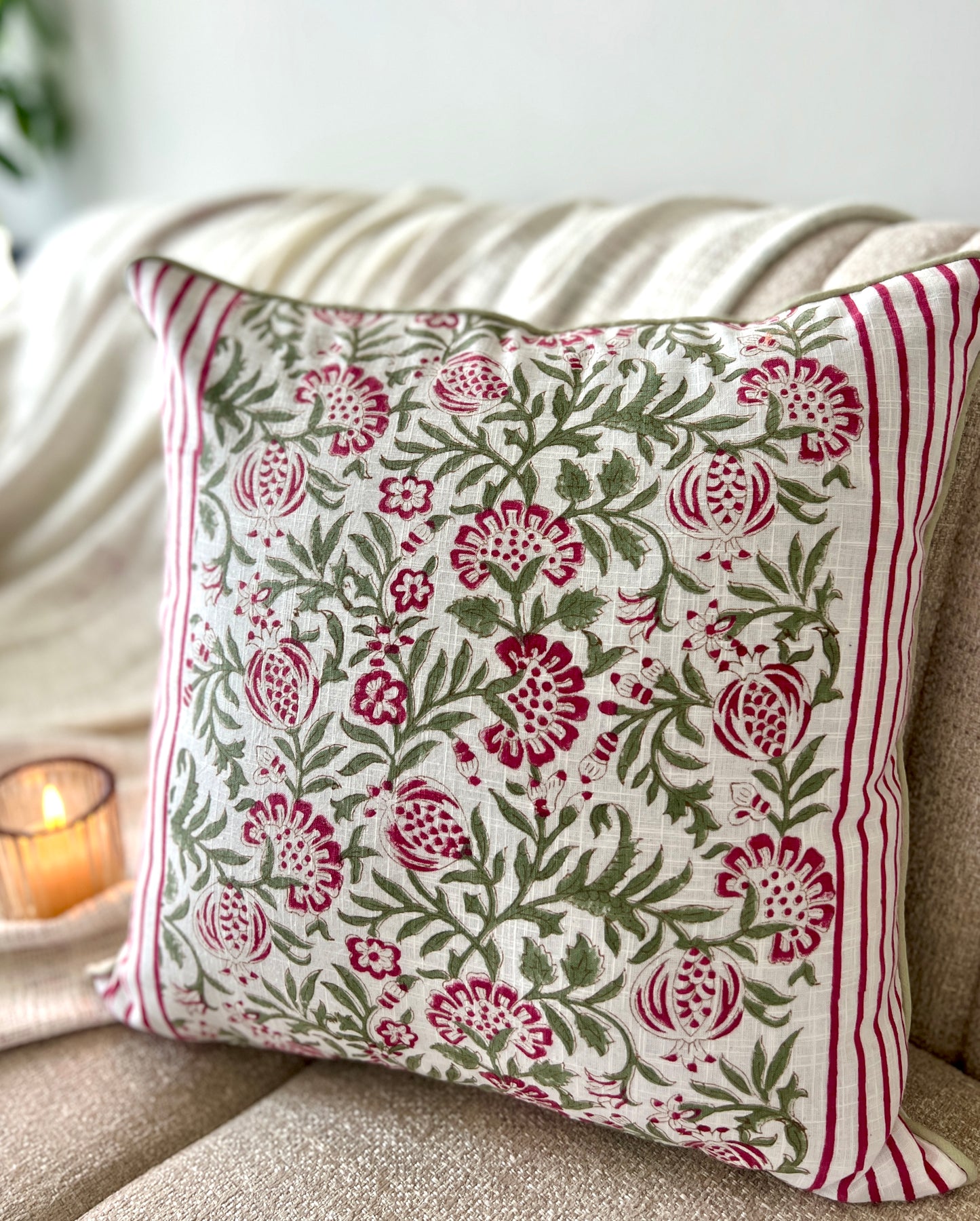 Pair | Slub Cushion Cover | 16*16 Inches | Timeless Textures