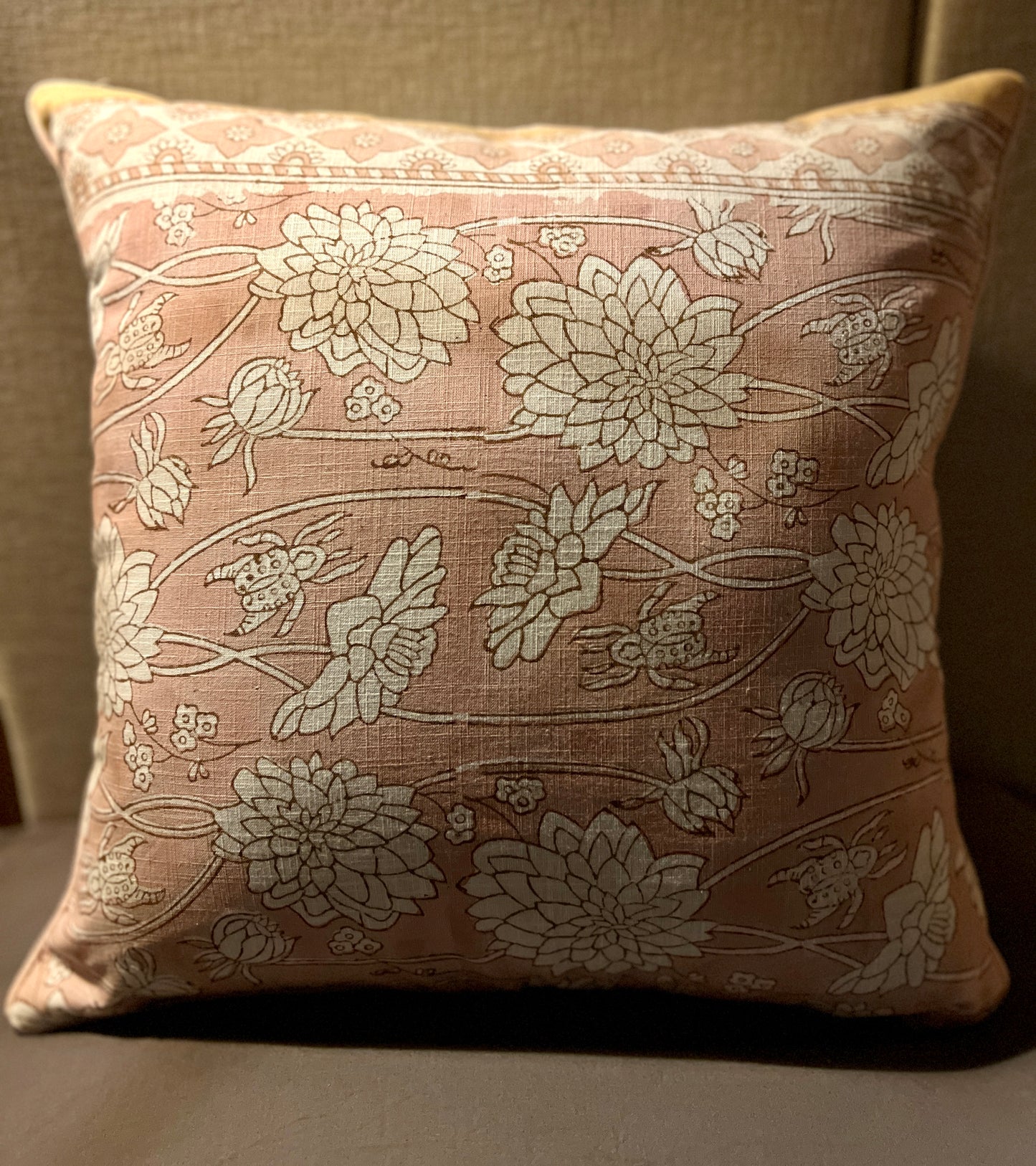 Pair | Slub Cushion Cover | 16*16 Inches | Floral Finesse