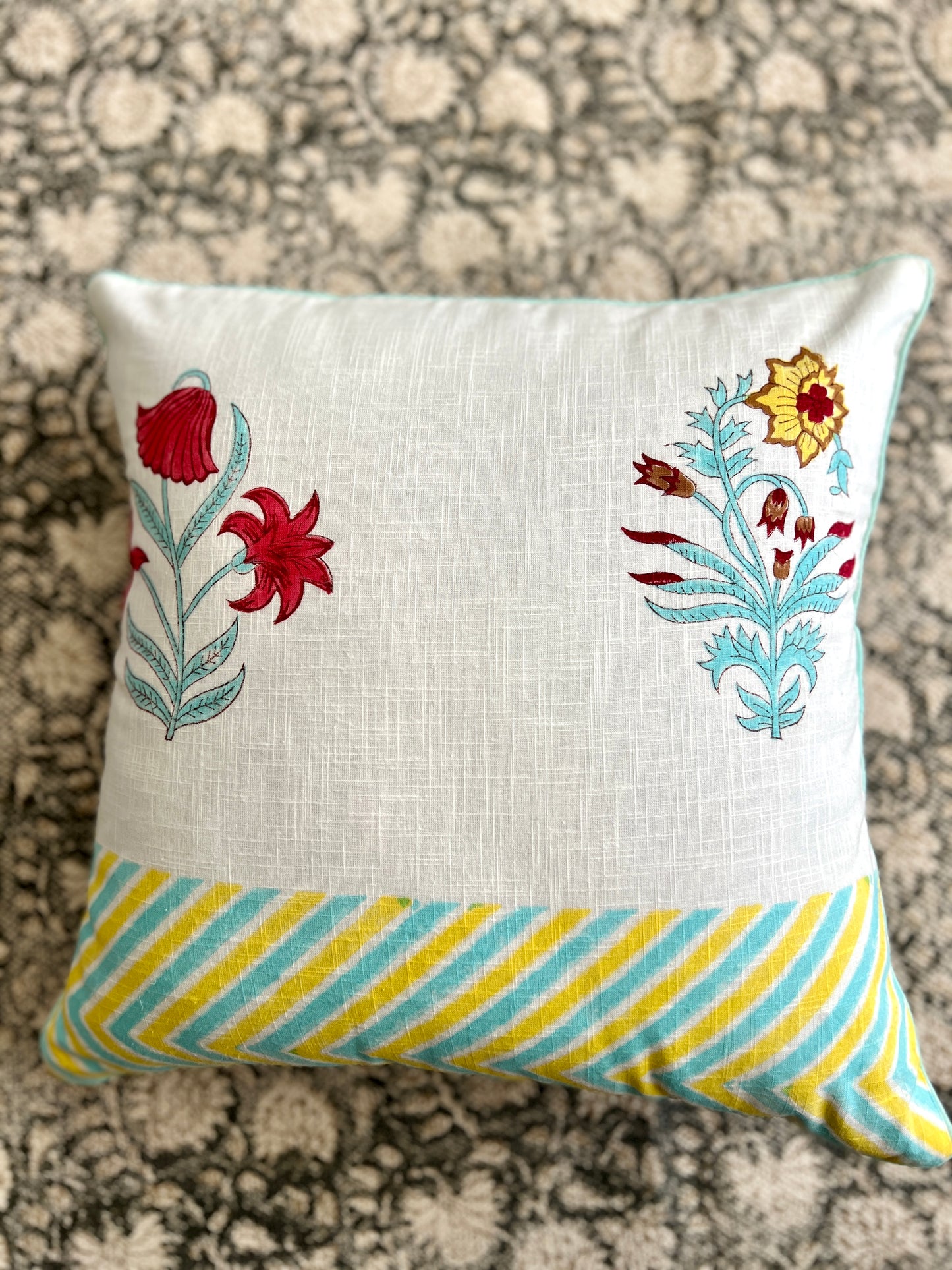 Pair | Slub Cushion Cover | 16*16 Inches | Zen Zone