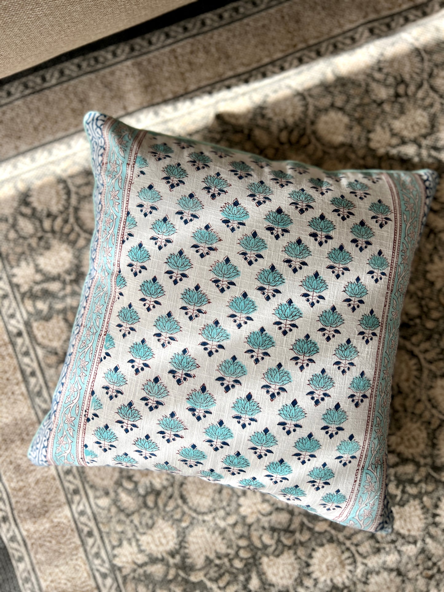Pair | Slub Cushion Cover | 16*16 Inches | Bootiyan
