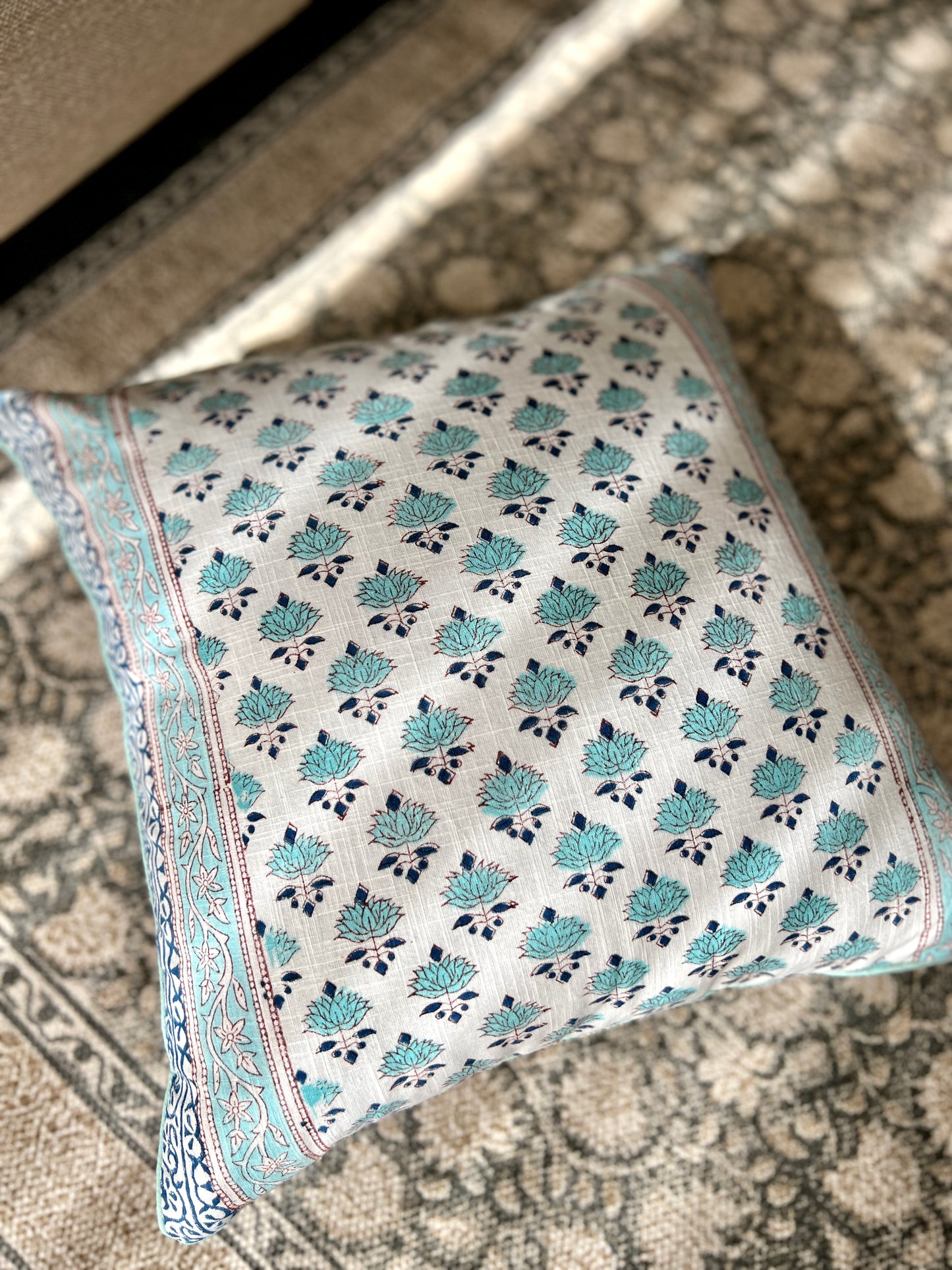 Pair | Slub Cushion Cover | 16*16 Inches | Bootiyan