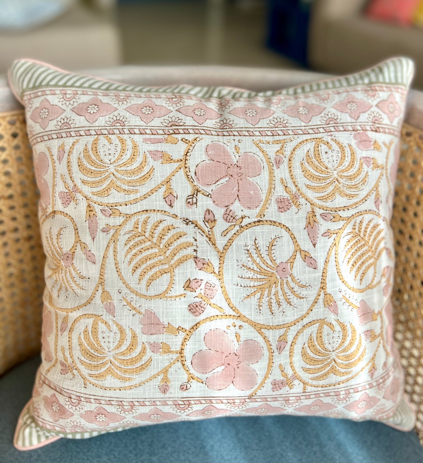 Pair | Slub Cushion Cover | 16*16 Inches | Dreamy Dusk