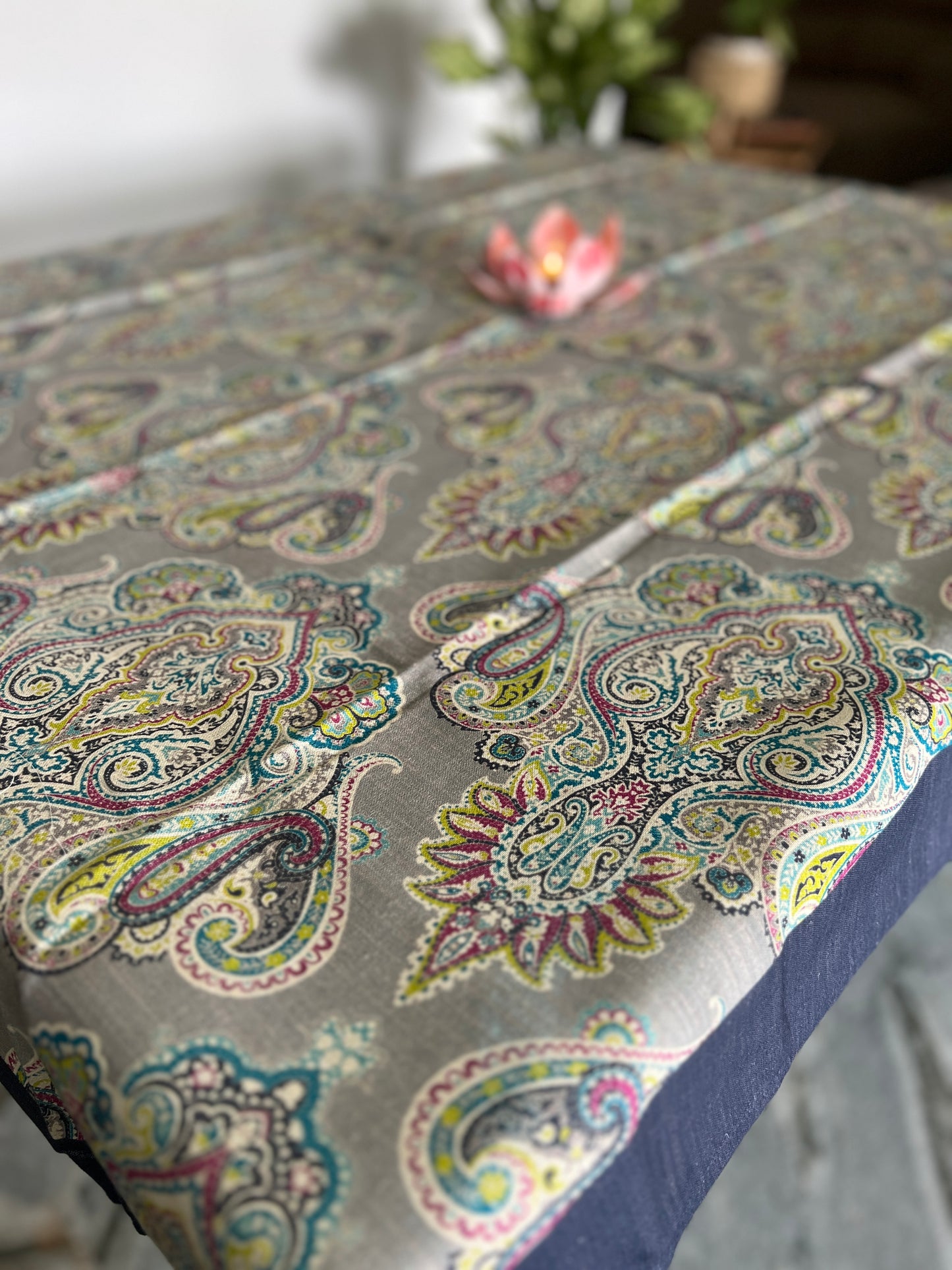 Table Cover | 4 Seater | 44*67 Inches | Blissful Blooms