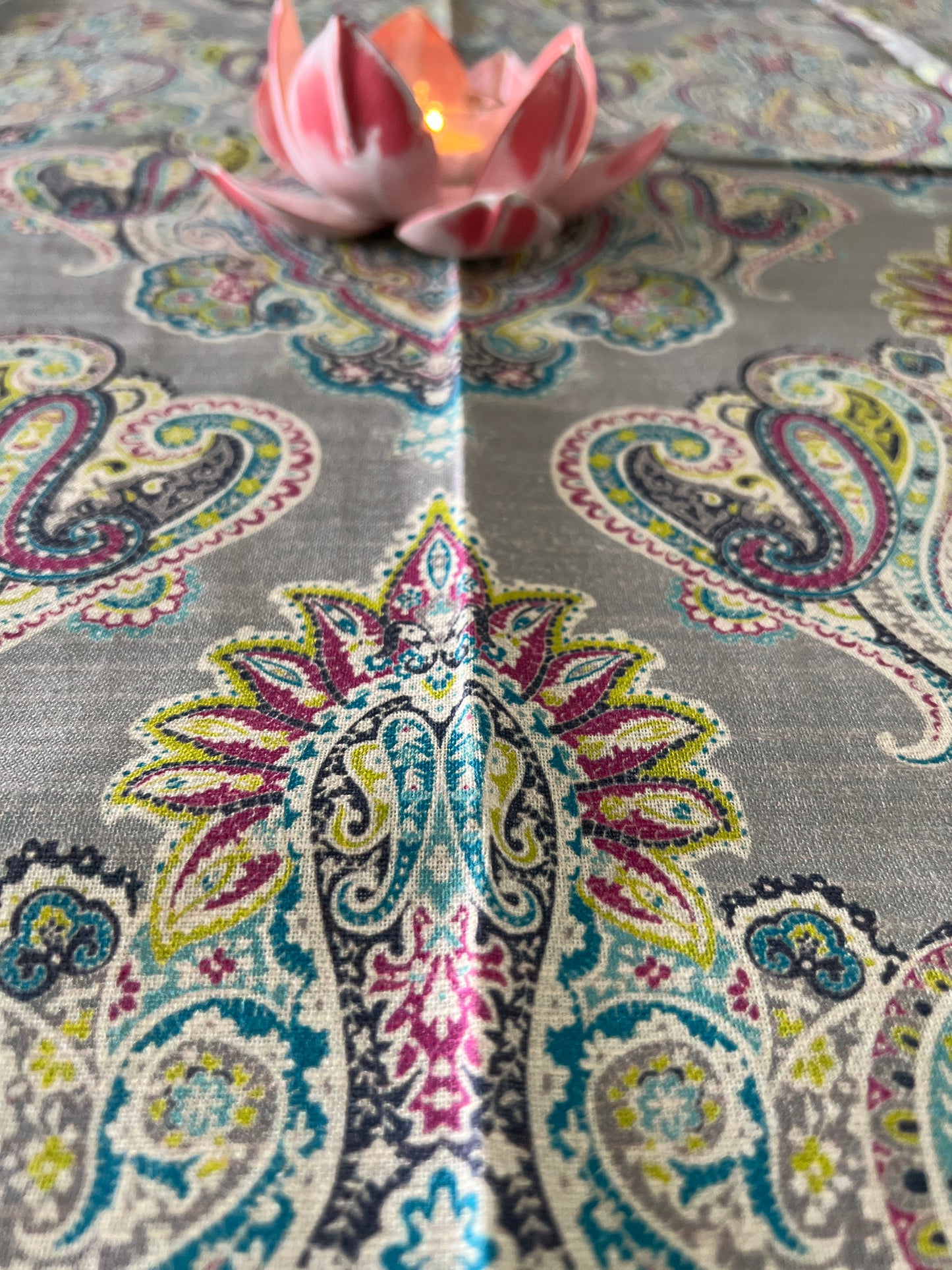 Table Cover | 4 Seater | 44*67 Inches | Blissful Blooms