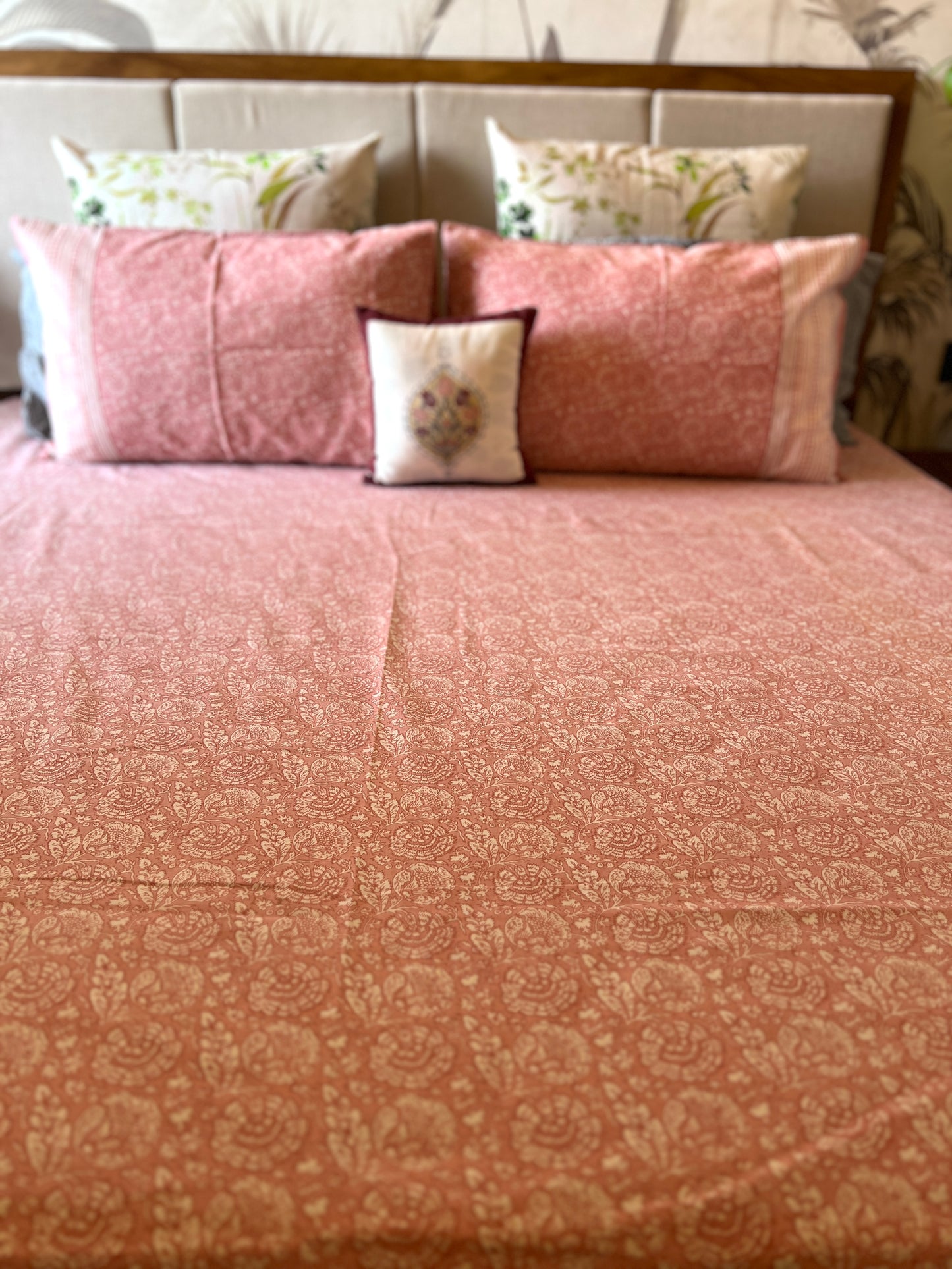 King Size | 90*108 Inches | Misty Rose