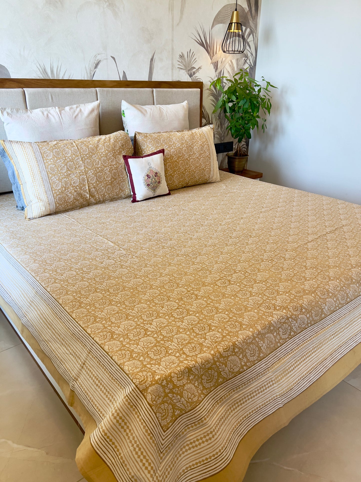 King Size | 90*108 Inches | Lemon Sorbet