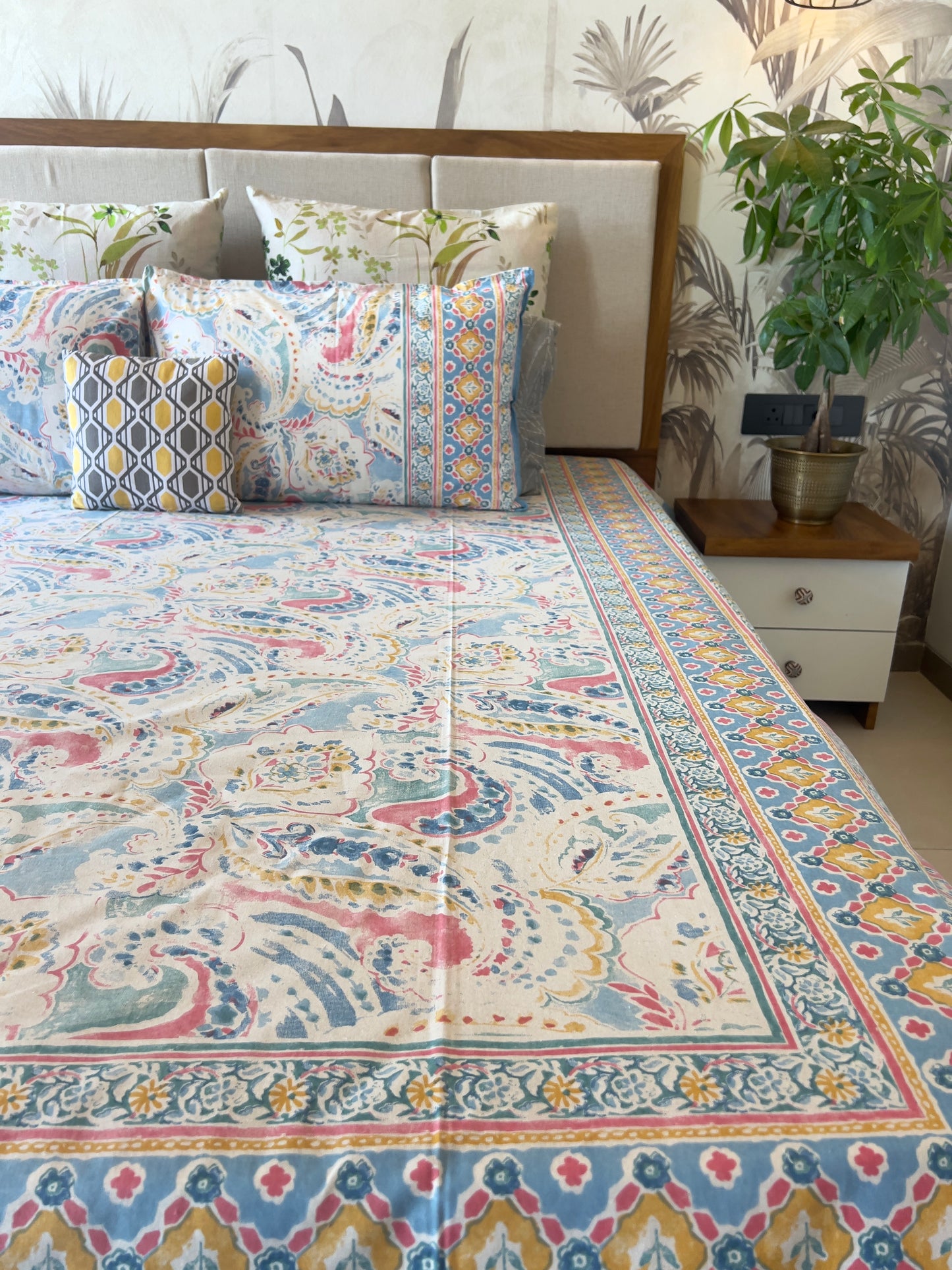 King Size | 90*108 Inches | Summer Breeze