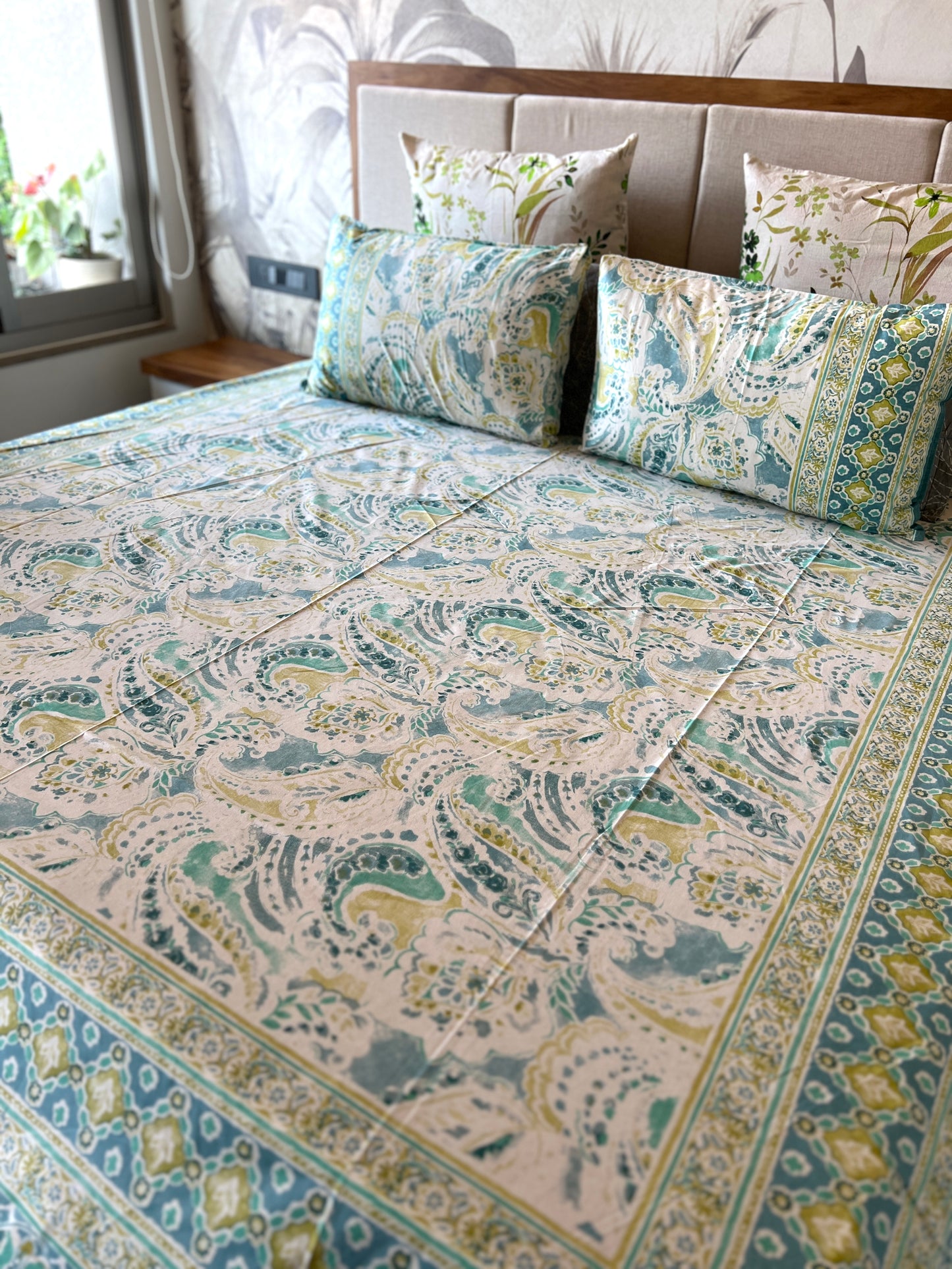 King Size | 90*108 Inches | Blush Blossom