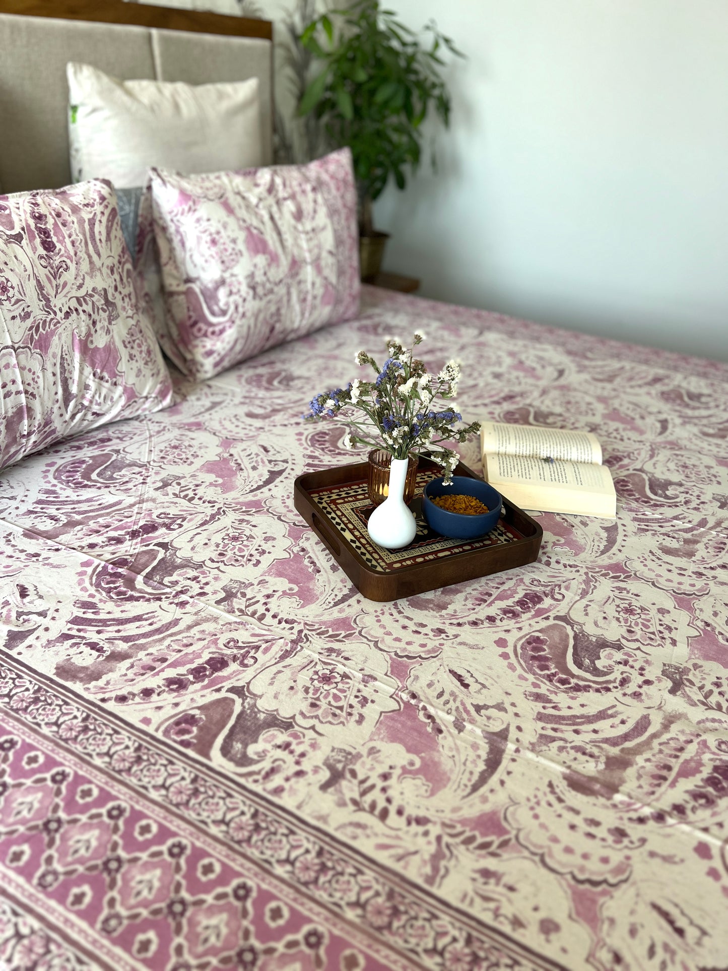 King Size | 90*108 Inches | Soft Lavender