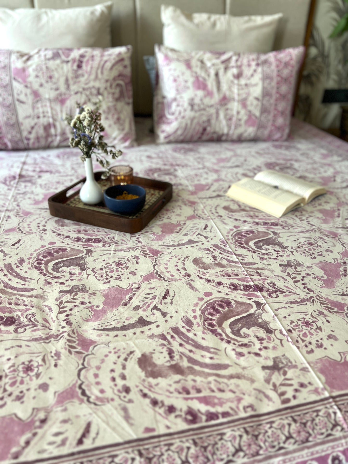 King Size | 90*108 Inches | Soft Lavender