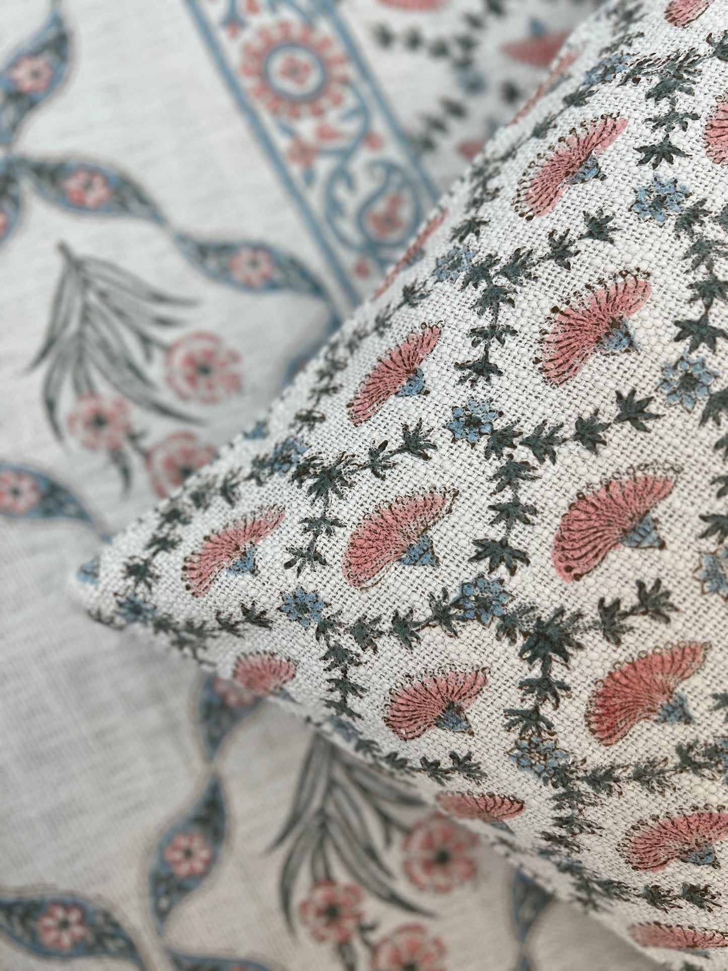 TNT Bedcover | King Size | Hand Block | Meadow Mist