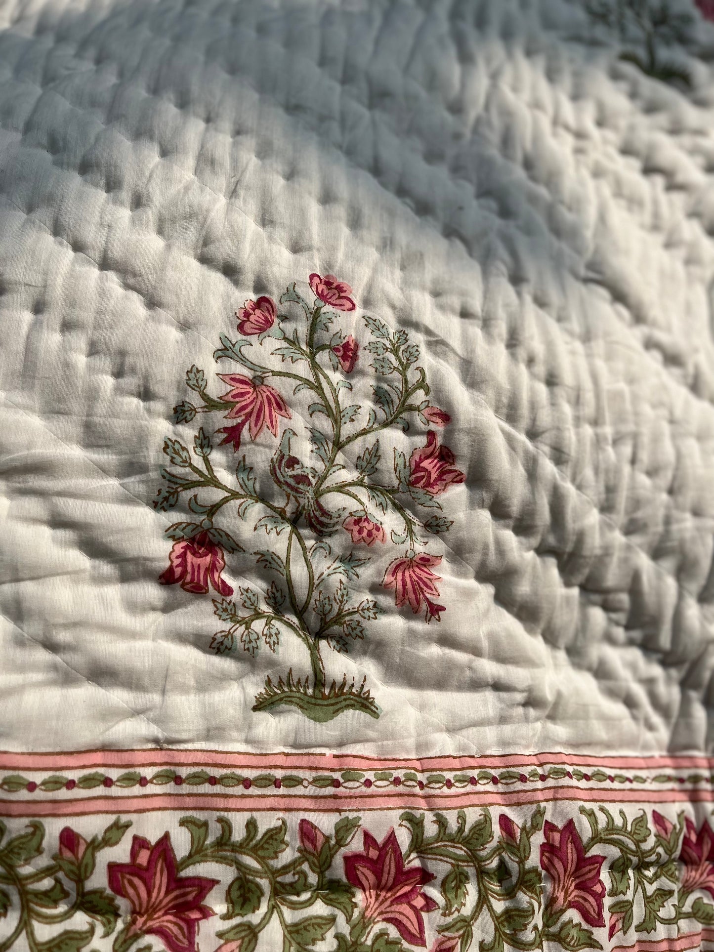 Reversible Hand Block Quilt | The Nest