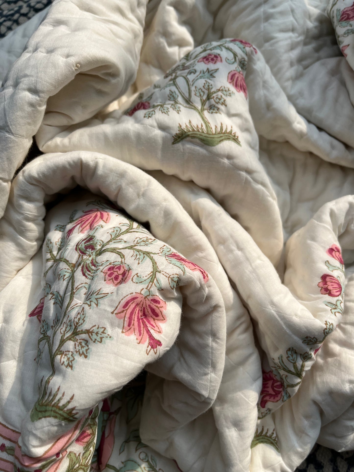 Reversible Hand Block Quilt | The Nest